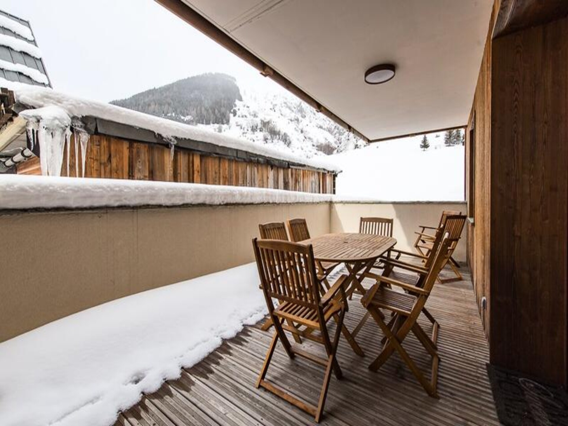 Rustiek appartement voor 8 personen met terras nabij de pistes in Saint-Sorlin-d'Arves - foto 5