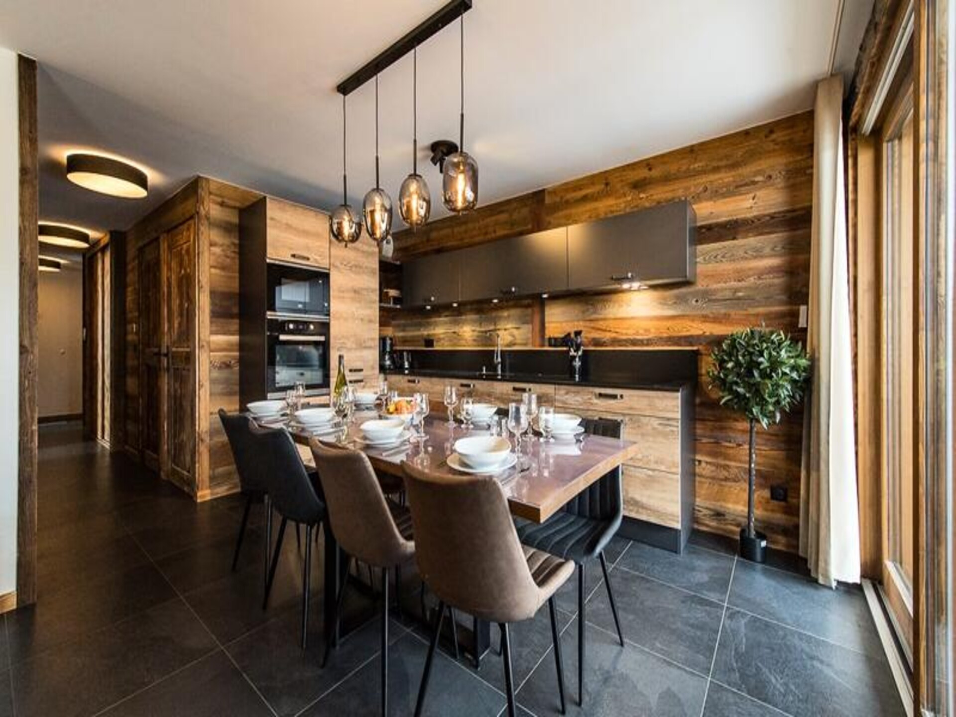 Rustiek appartement voor 8 personen met terras nabij de pistes in Saint-Sorlin-d'Arves - foto 9