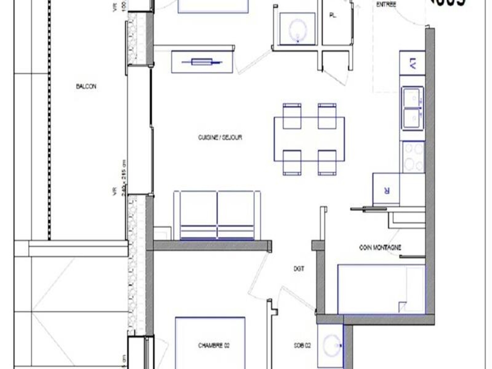 Appartement 6 pers. in St Sorlin d'Arves met balkon en bergzicht - foto 6