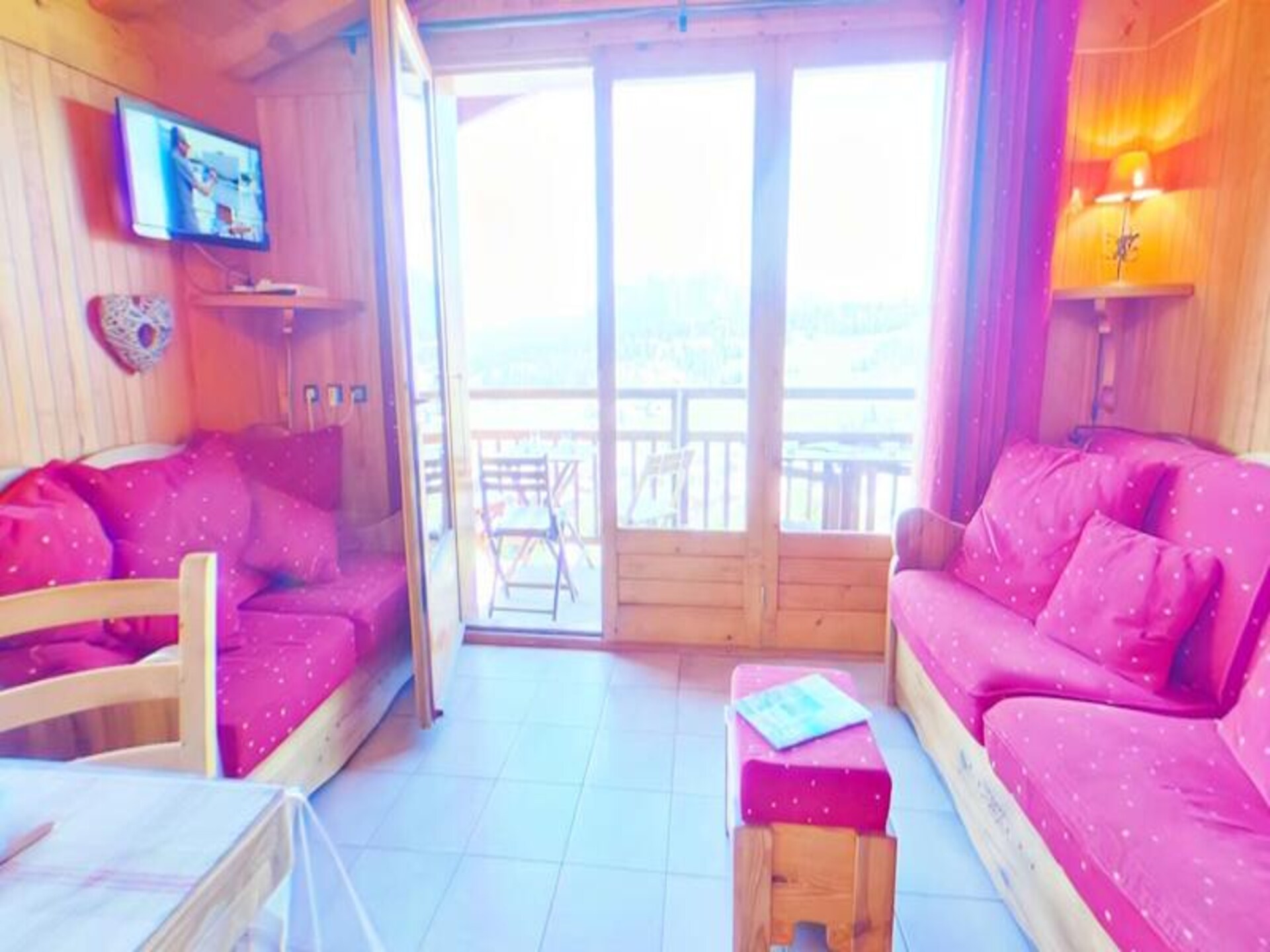 Knus appartement op de top van Les Saisies met panoramisch uitzicht - foto 2