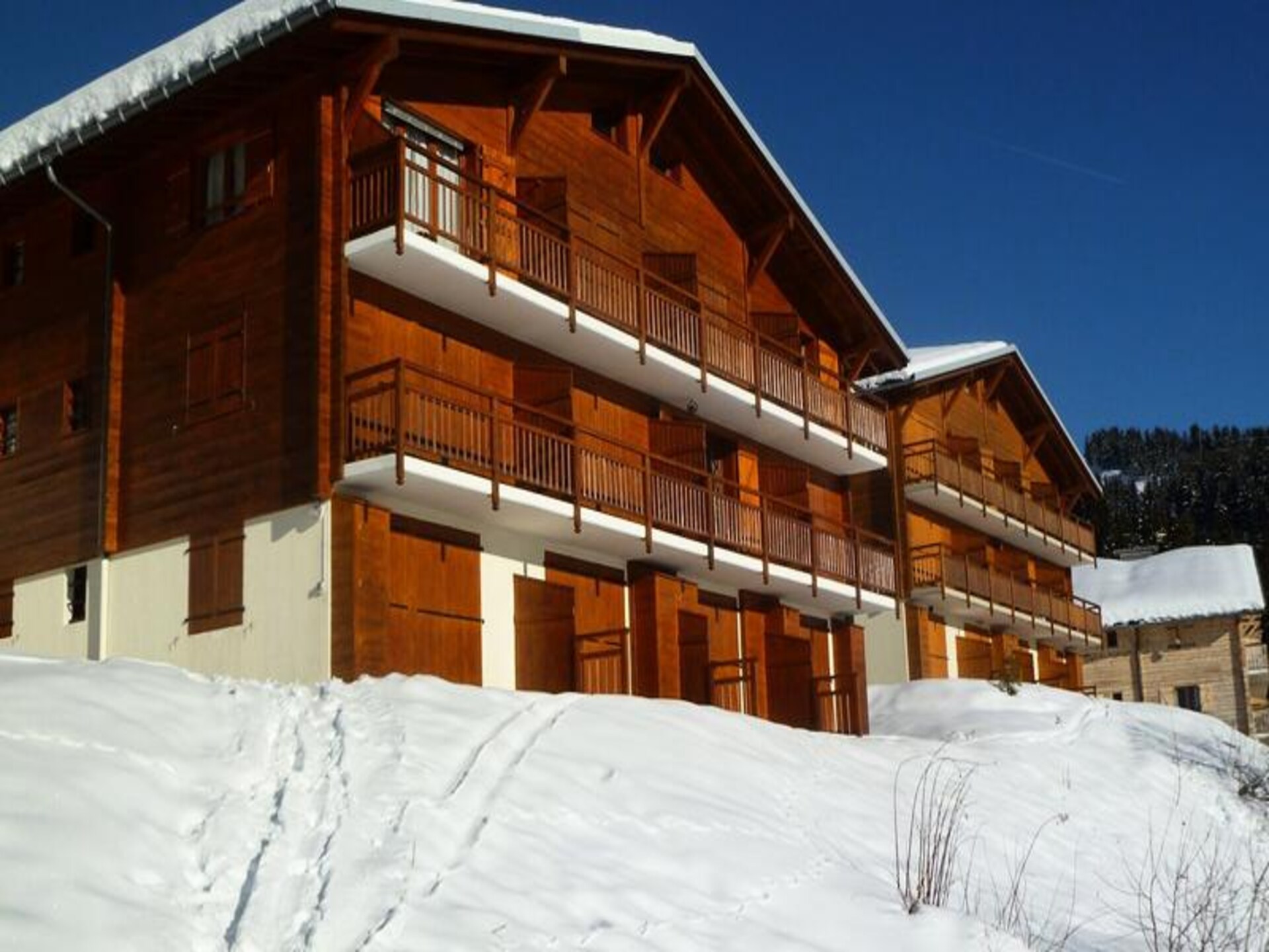 Knus appartement op de top van Les Saisies met panoramisch uitzicht - foto 12