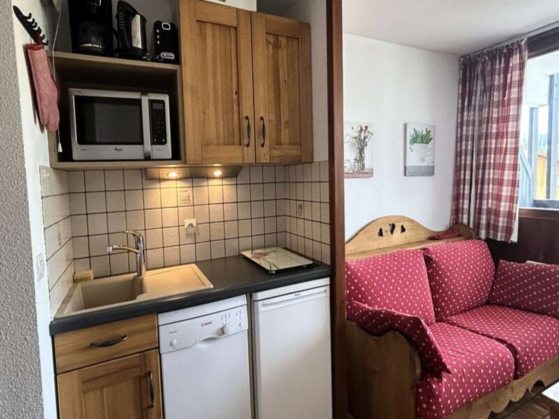 Knus studio-appartement op het zuiden met uitzicht op Mont Bisanne - foto 8