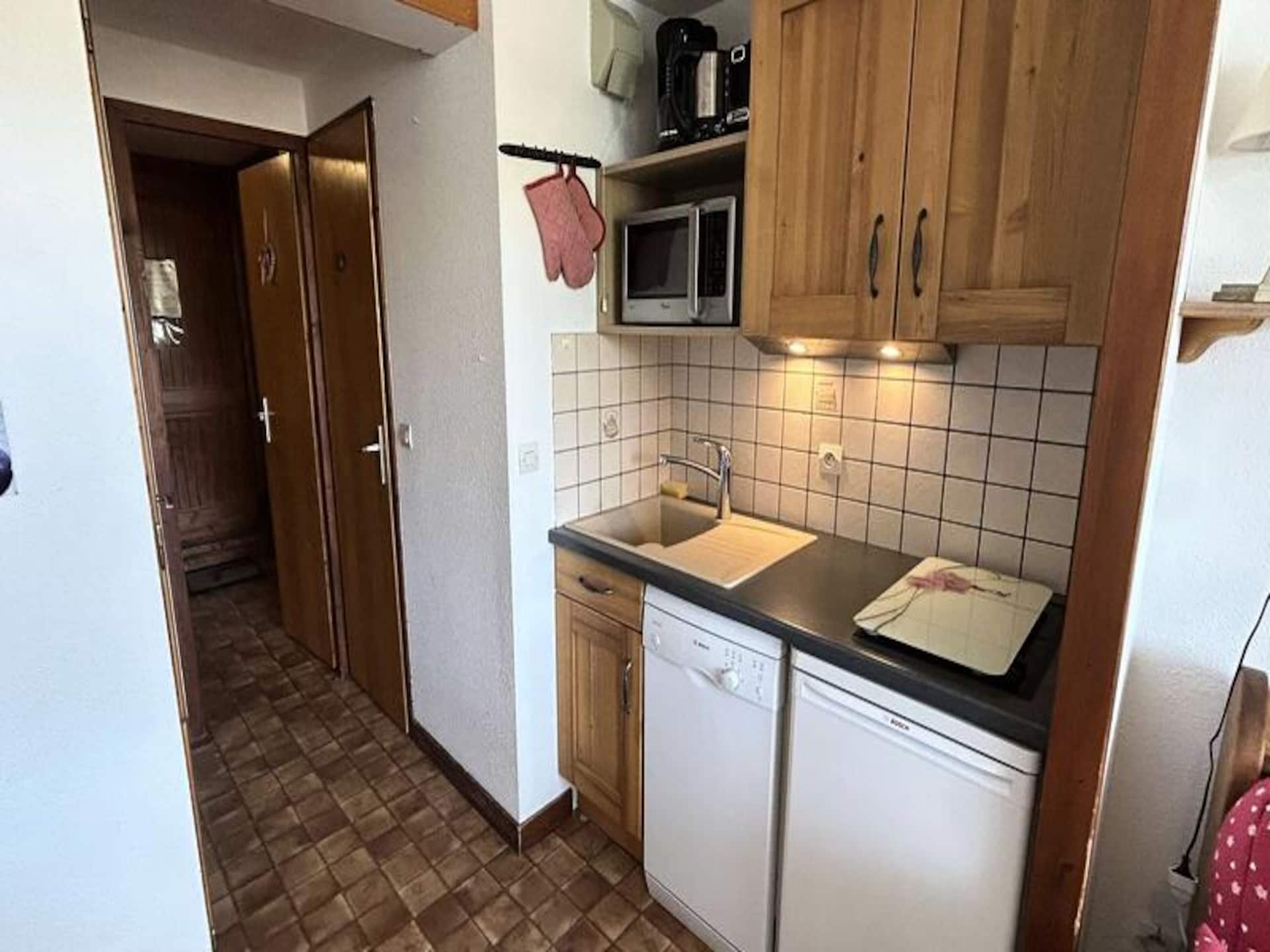 Knus studio-appartement op het zuiden met uitzicht op Mont Bisanne - foto 12