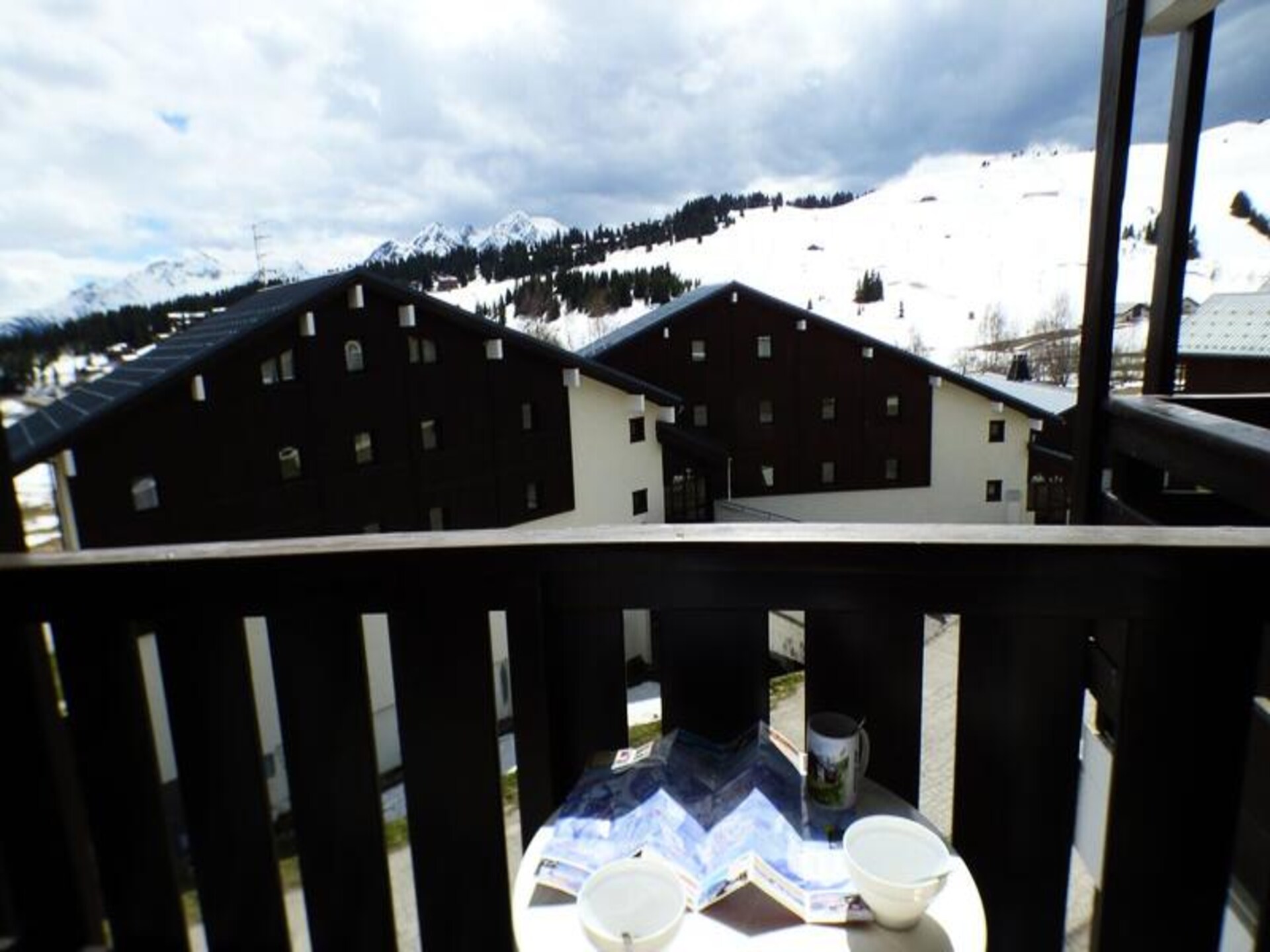 Knus studio-appartement op het zuiden met uitzicht op Mont Bisanne - foto 13