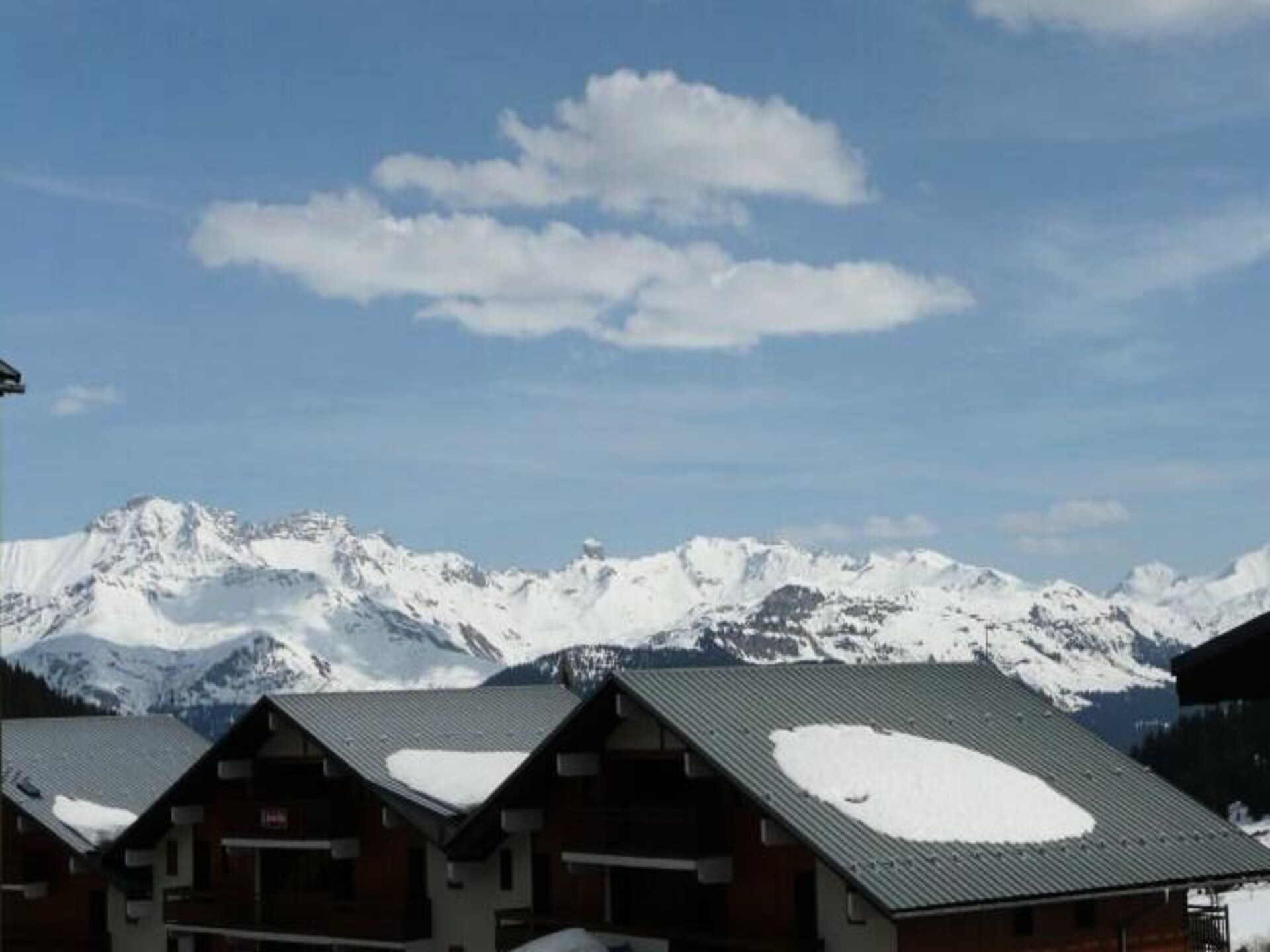 Knus appartement in Hauteluce met balkon en uitzicht op Mont Bisanne - foto 13