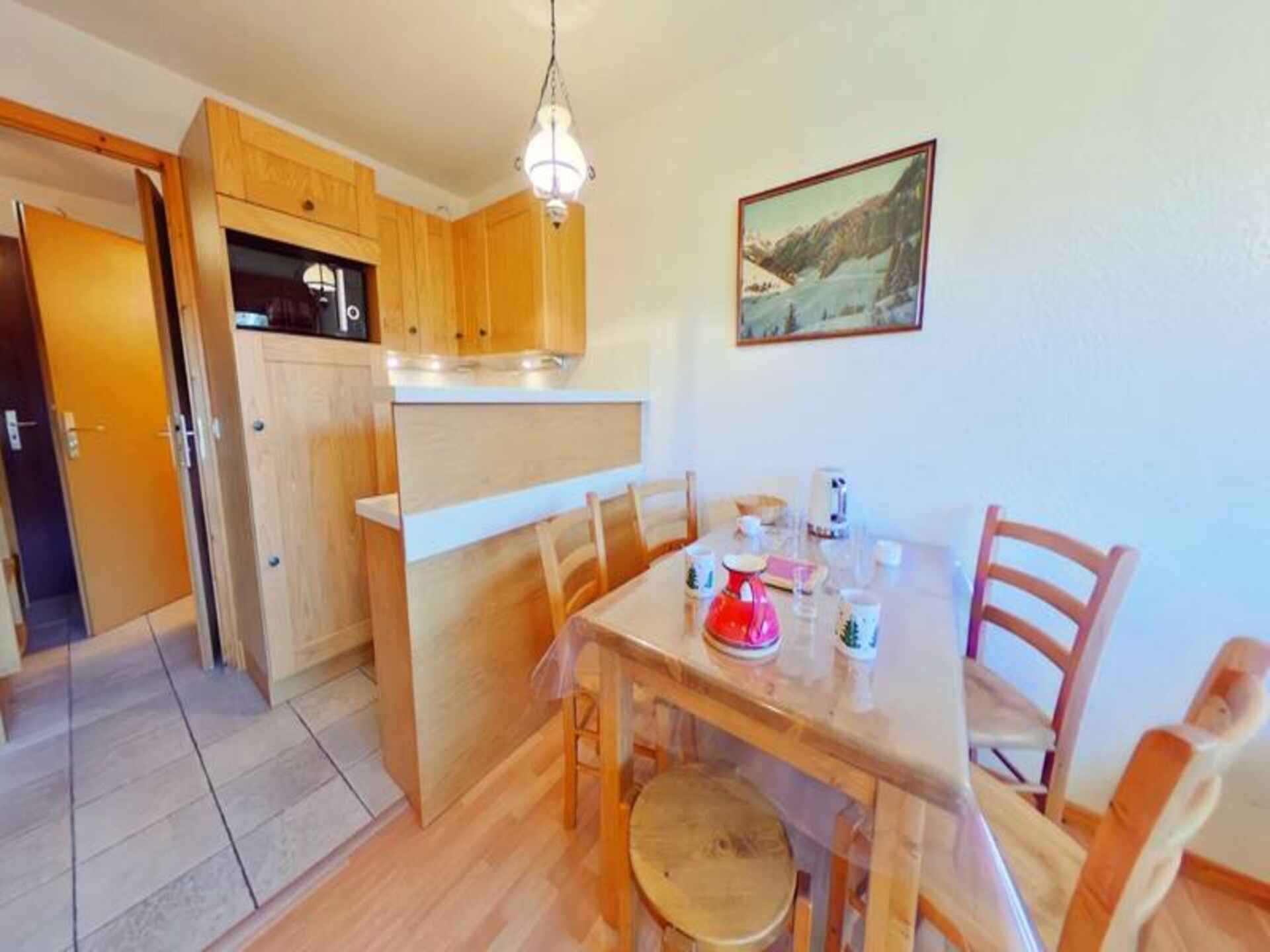 Knus studio-appartement in Hauteluce met zuidelijk balkon en uitzicht op Mont Bisanne - foto 7