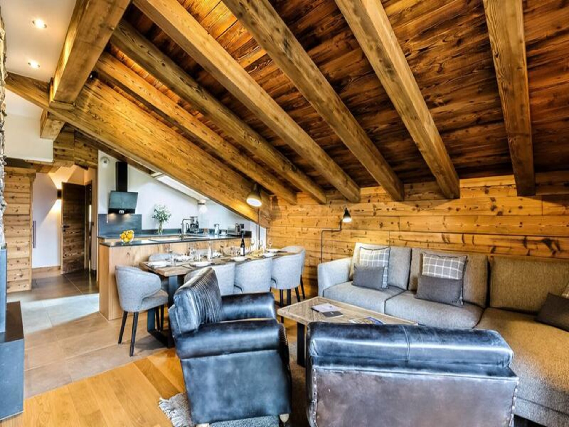 Luxe 8-persoons appartement met privé spa & sauna in Hauteluce - foto 1