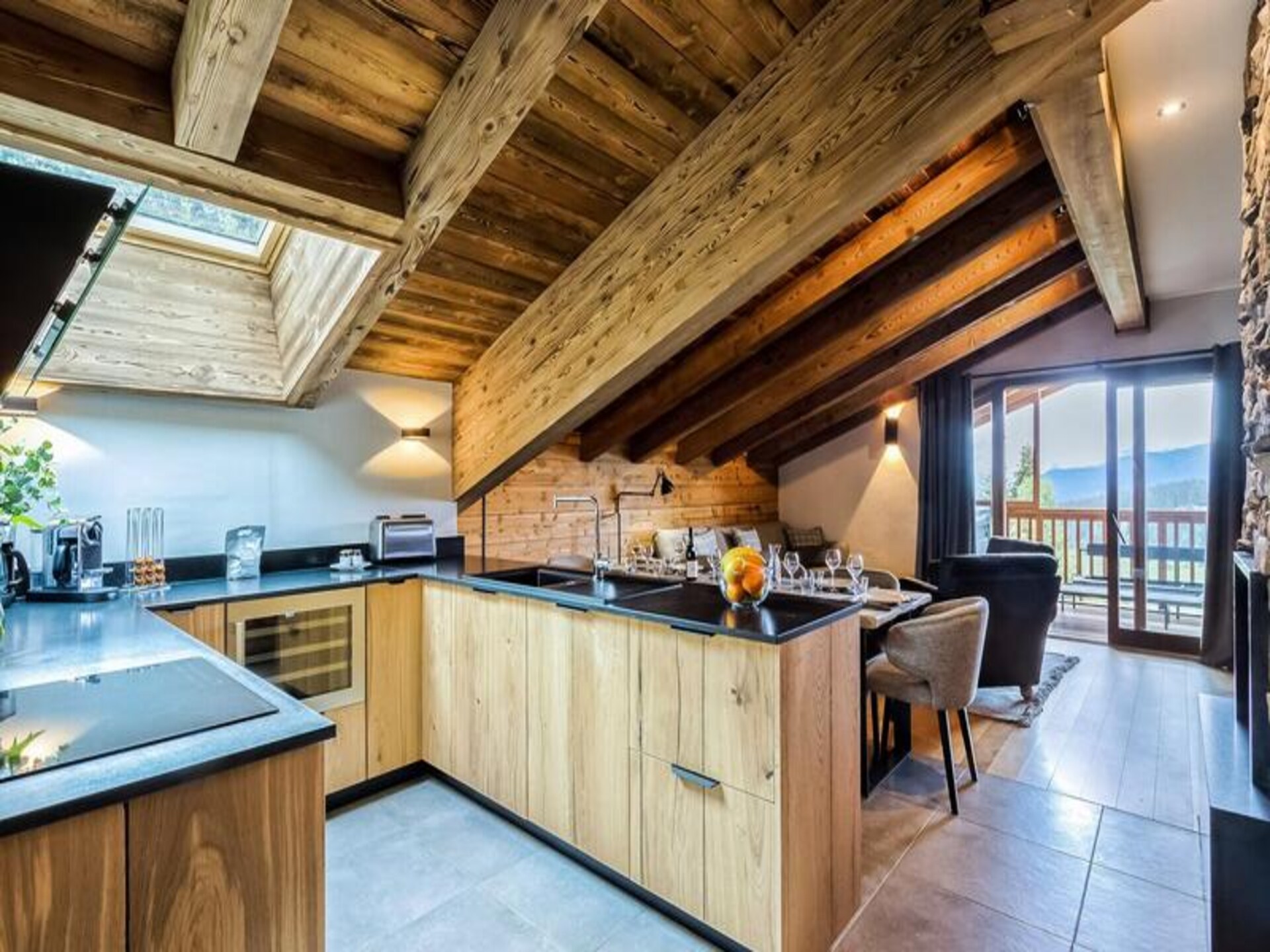 Luxe 8-persoons appartement met privé spa & sauna in Hauteluce - foto 2