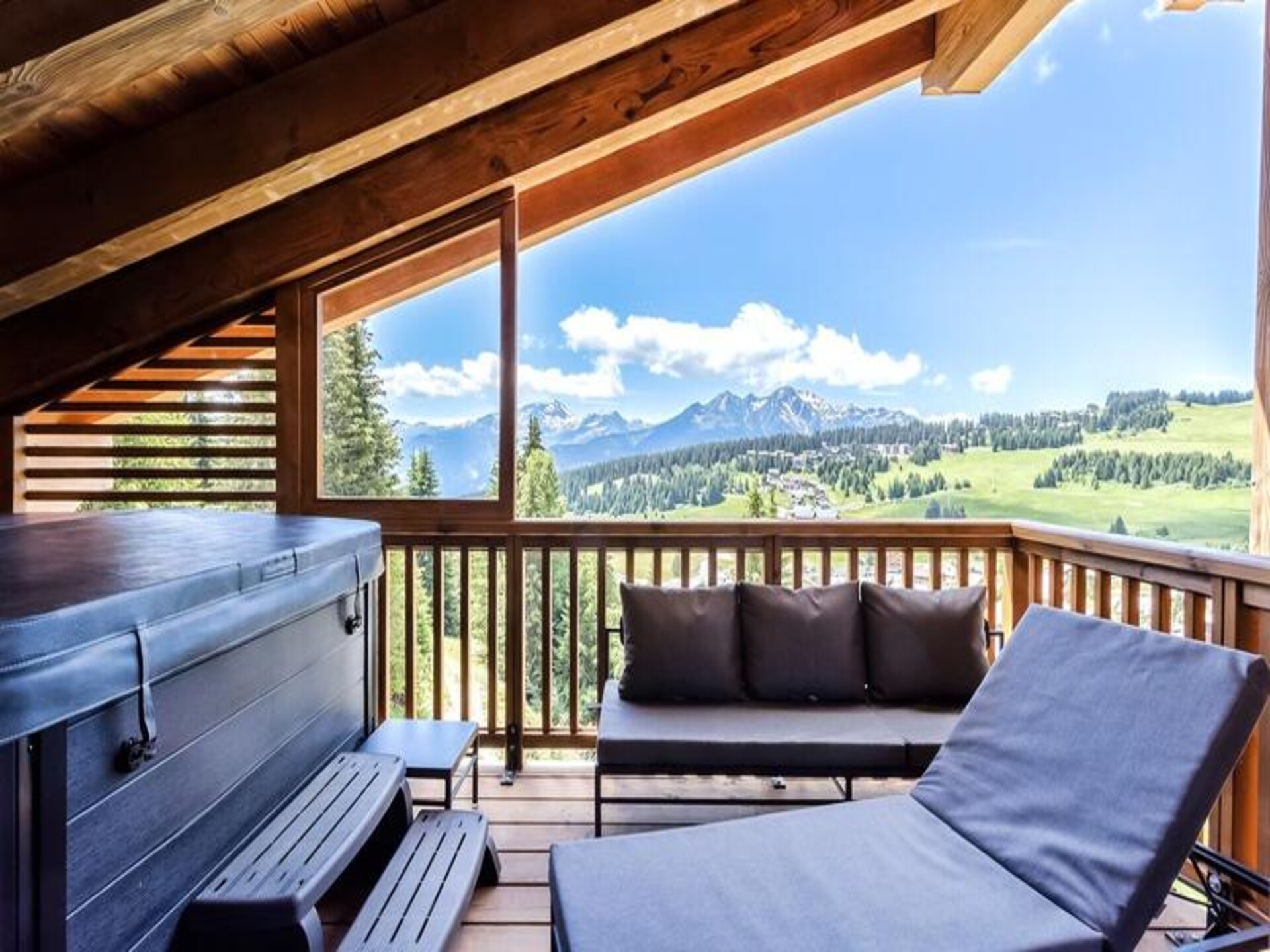 Luxe 8-persoons appartement met privé spa & sauna in Hauteluce - foto 12