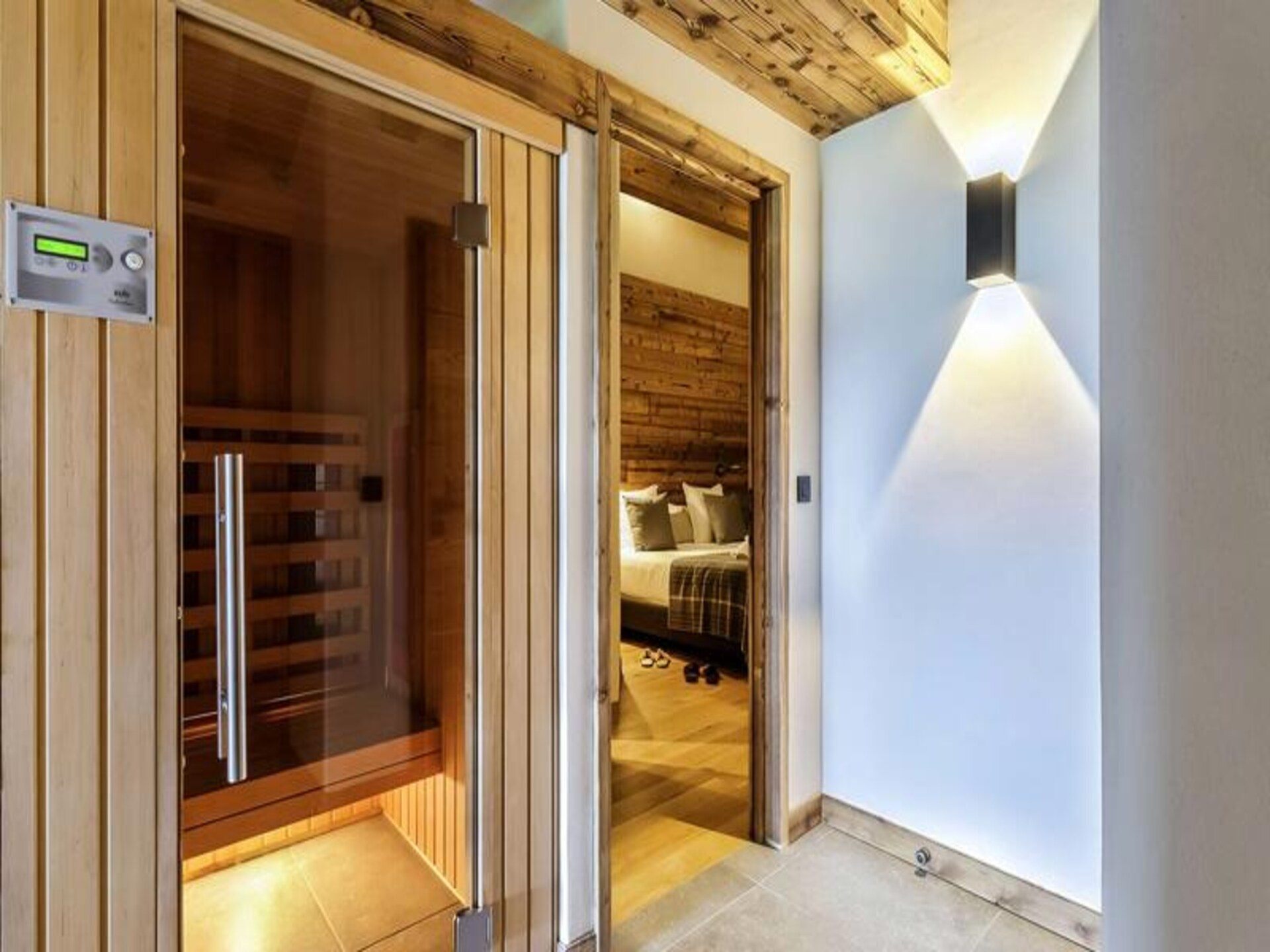 Luxe 8-persoons appartement met privé spa & sauna in Hauteluce - foto 15