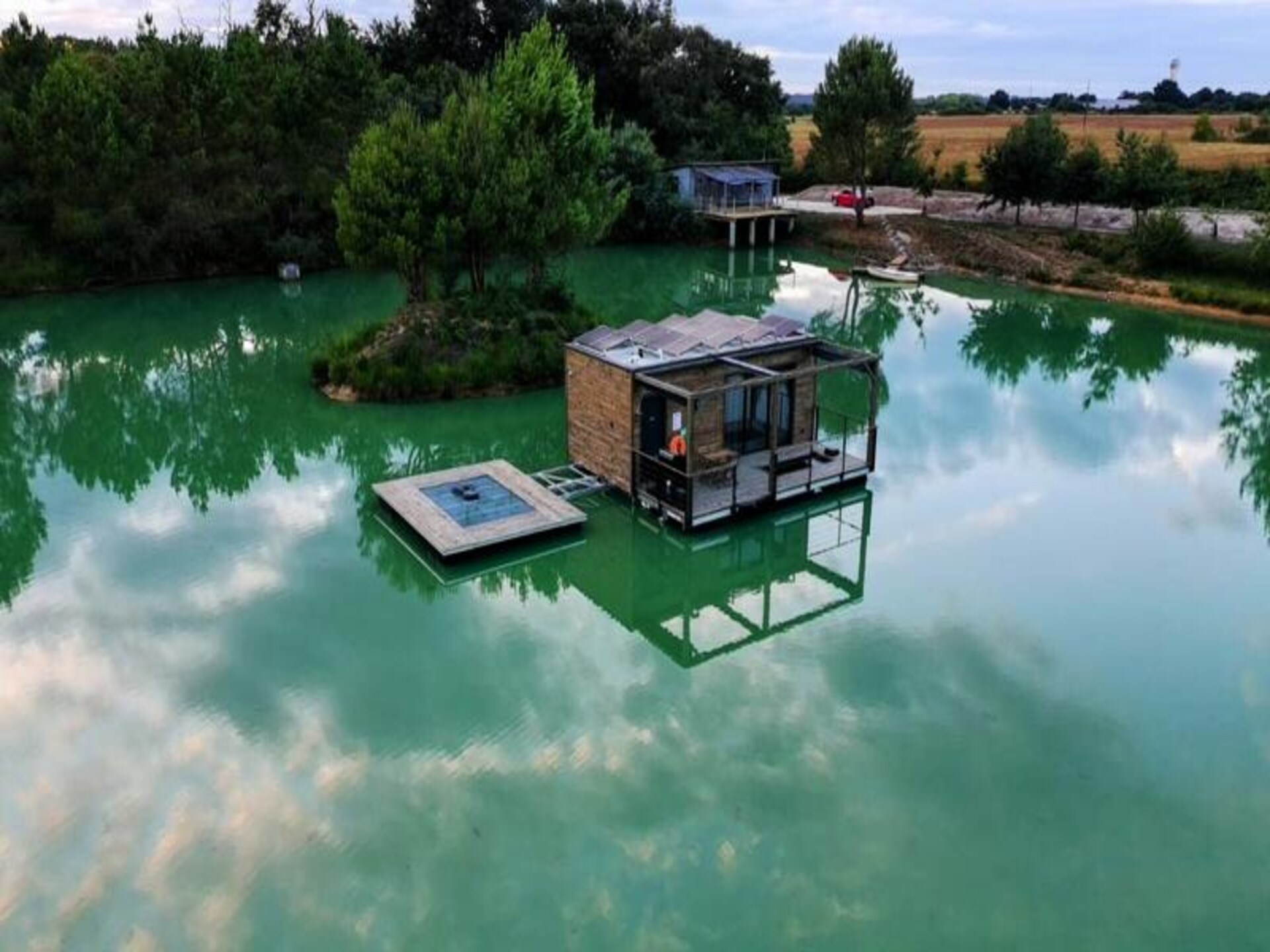 Unieke drijvende lodge op privévijver in de Dordogne - foto 22