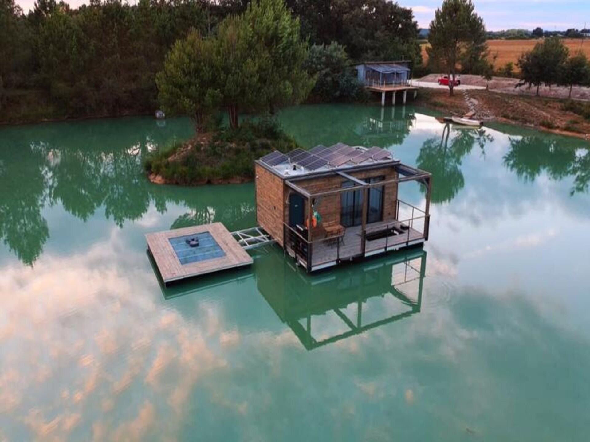 Unieke drijvende lodge op privévijver in de Dordogne - foto 24