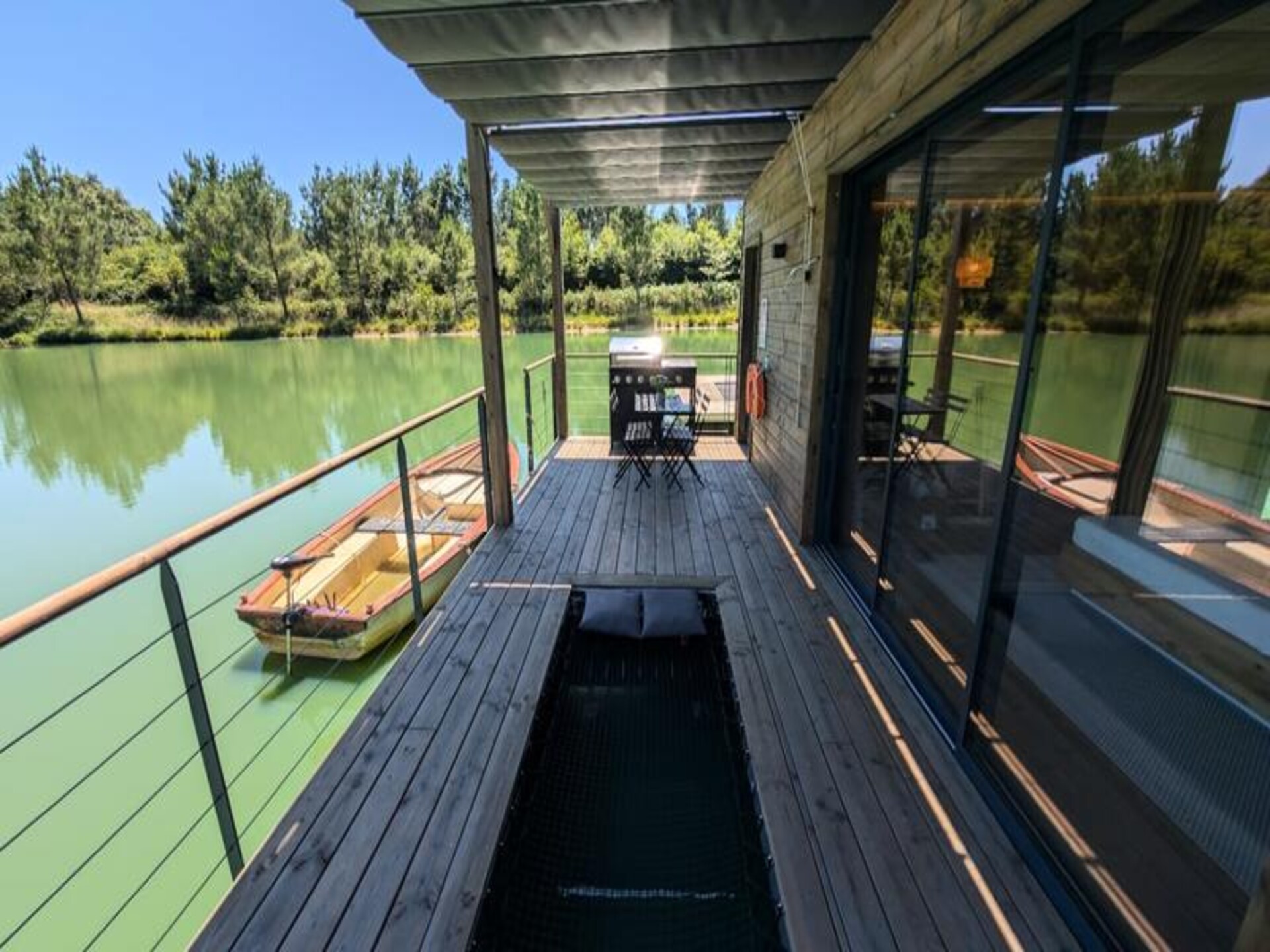 Unieke drijvende lodge op privévijver in de Dordogne - foto 25