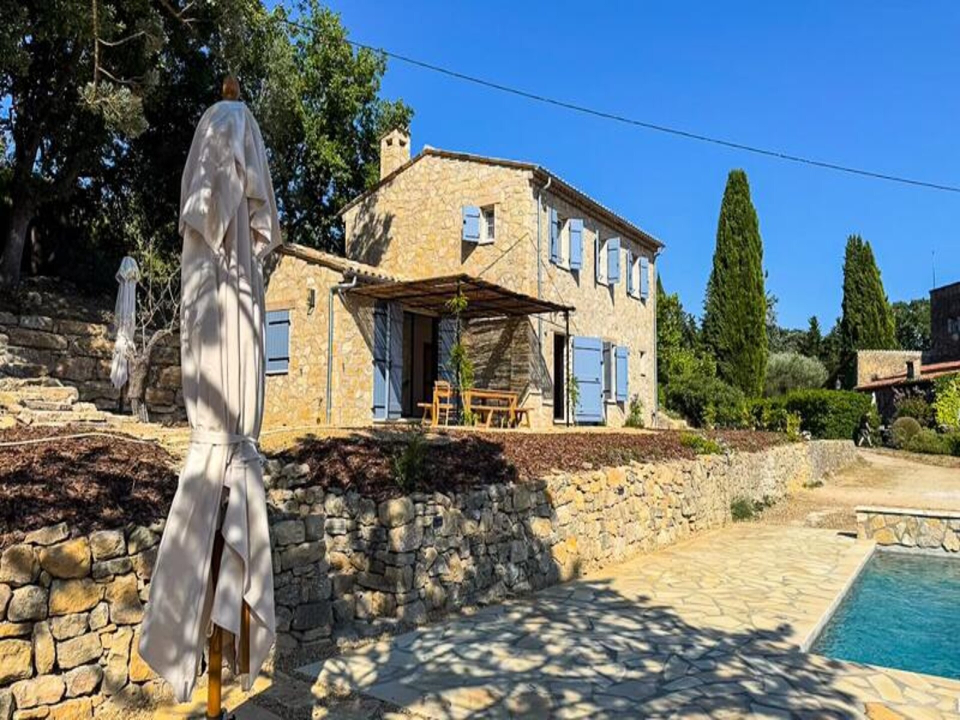 Authentieke Provençaalse Mas met zwembad en panoramisch uitzicht - foto 38