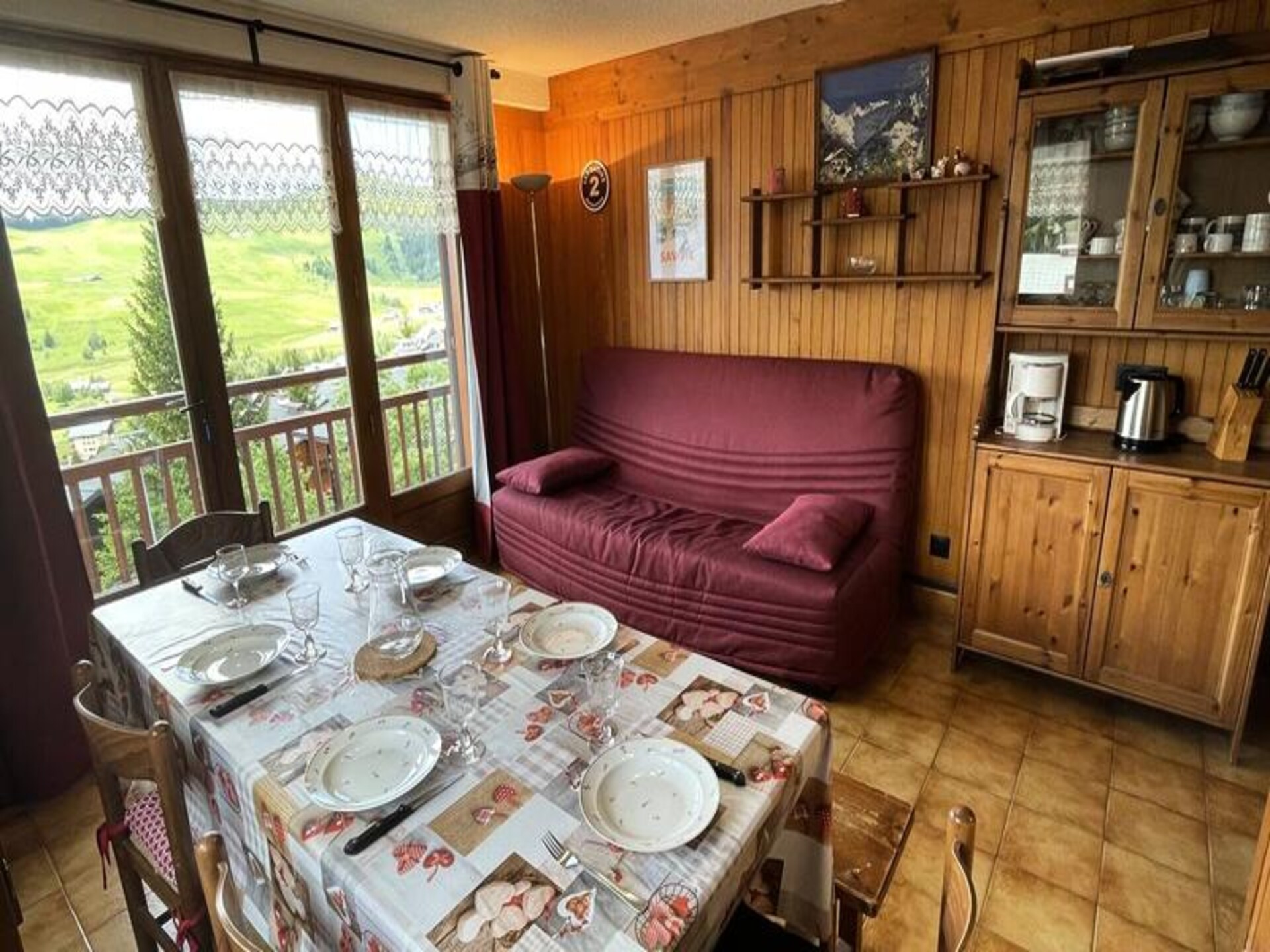 Appartement Hauteluce met panoramisch uitzicht op het Beaufortainmassief - foto 1
