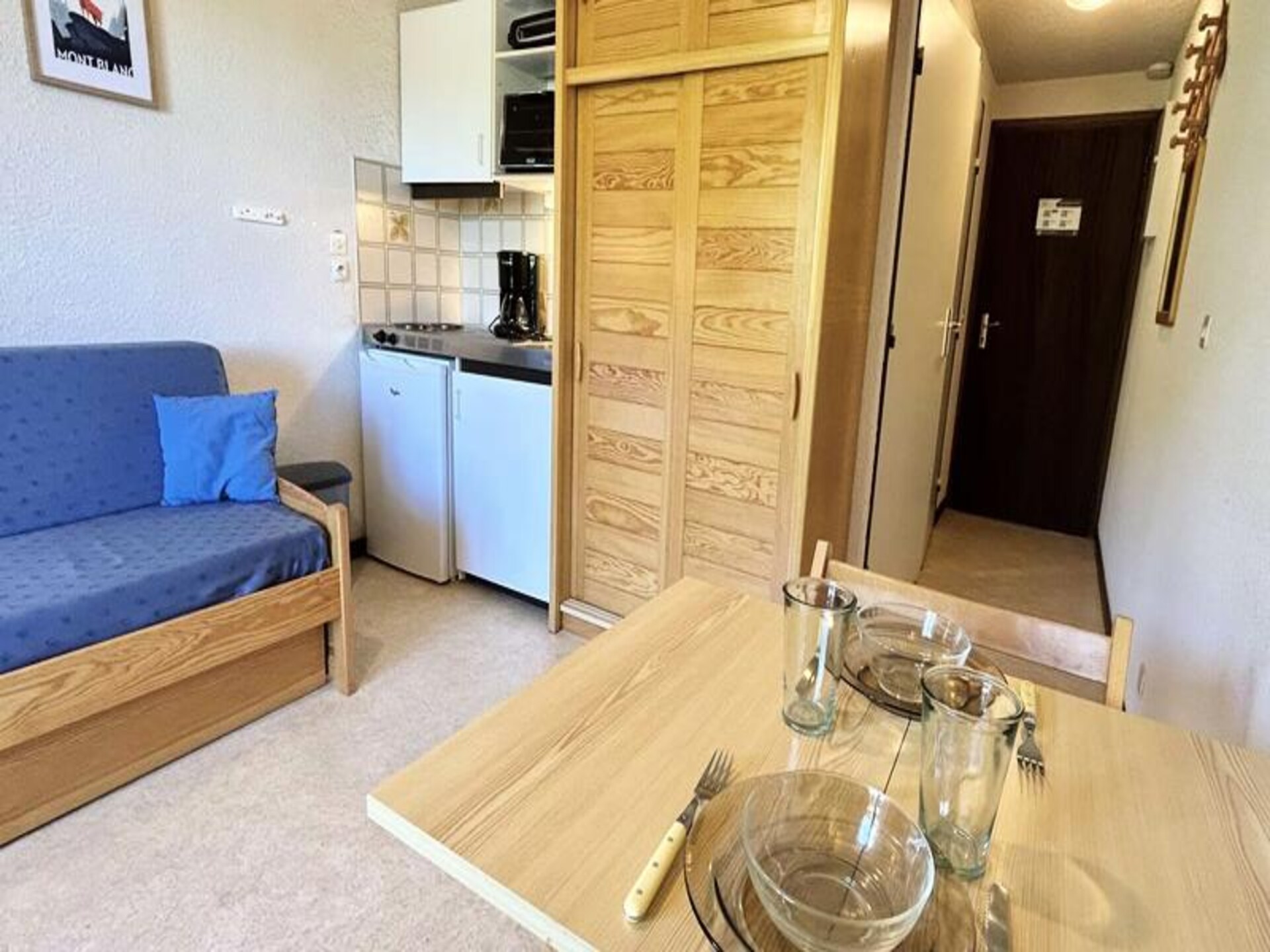 Compact appartement in Résidence Le Front De Neige, Megève - foto 4