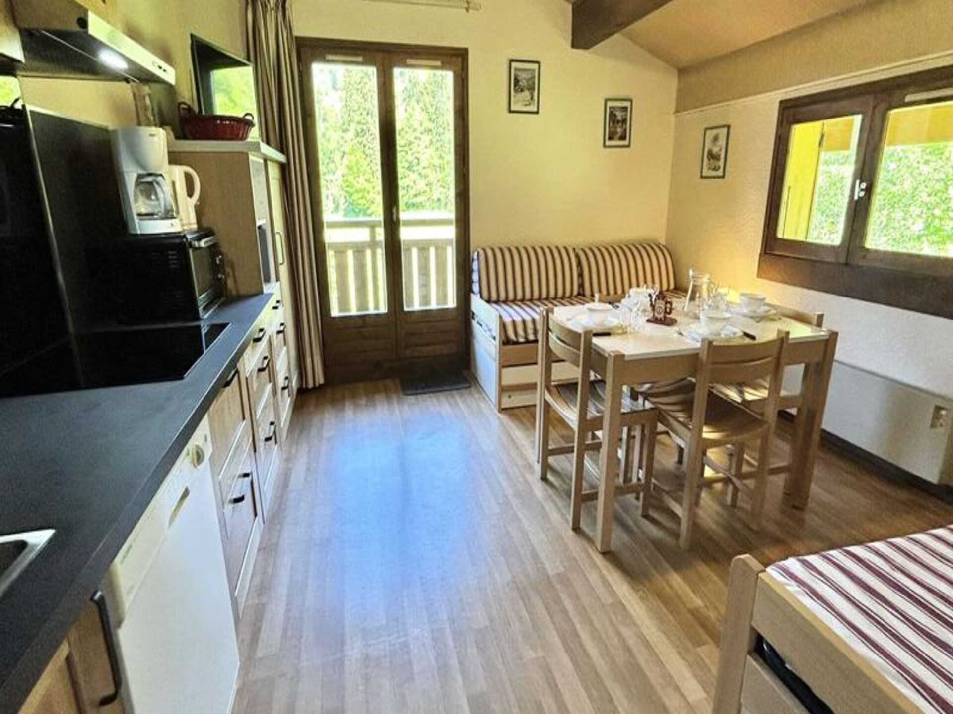 Knus appartement op de 2e verdieping met balkon en panoramisch bergzicht in Megève - foto 3