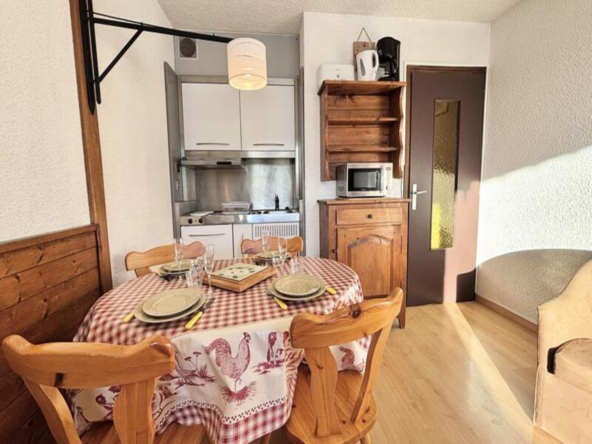 Knusse studio op de piste in Notre Dame de Bellecombe met balkon - foto 3