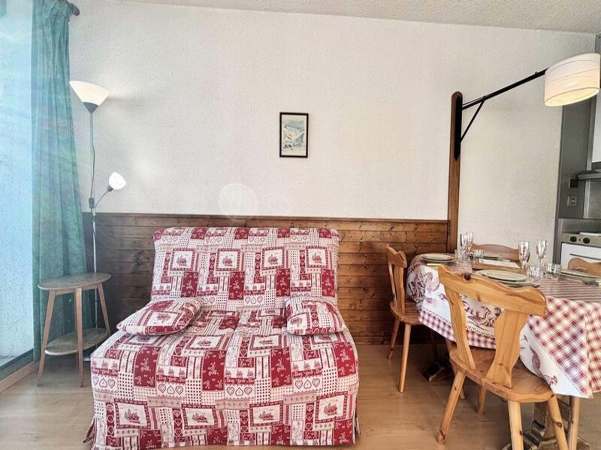Knusse studio op de piste in Notre Dame de Bellecombe met balkon - foto 9