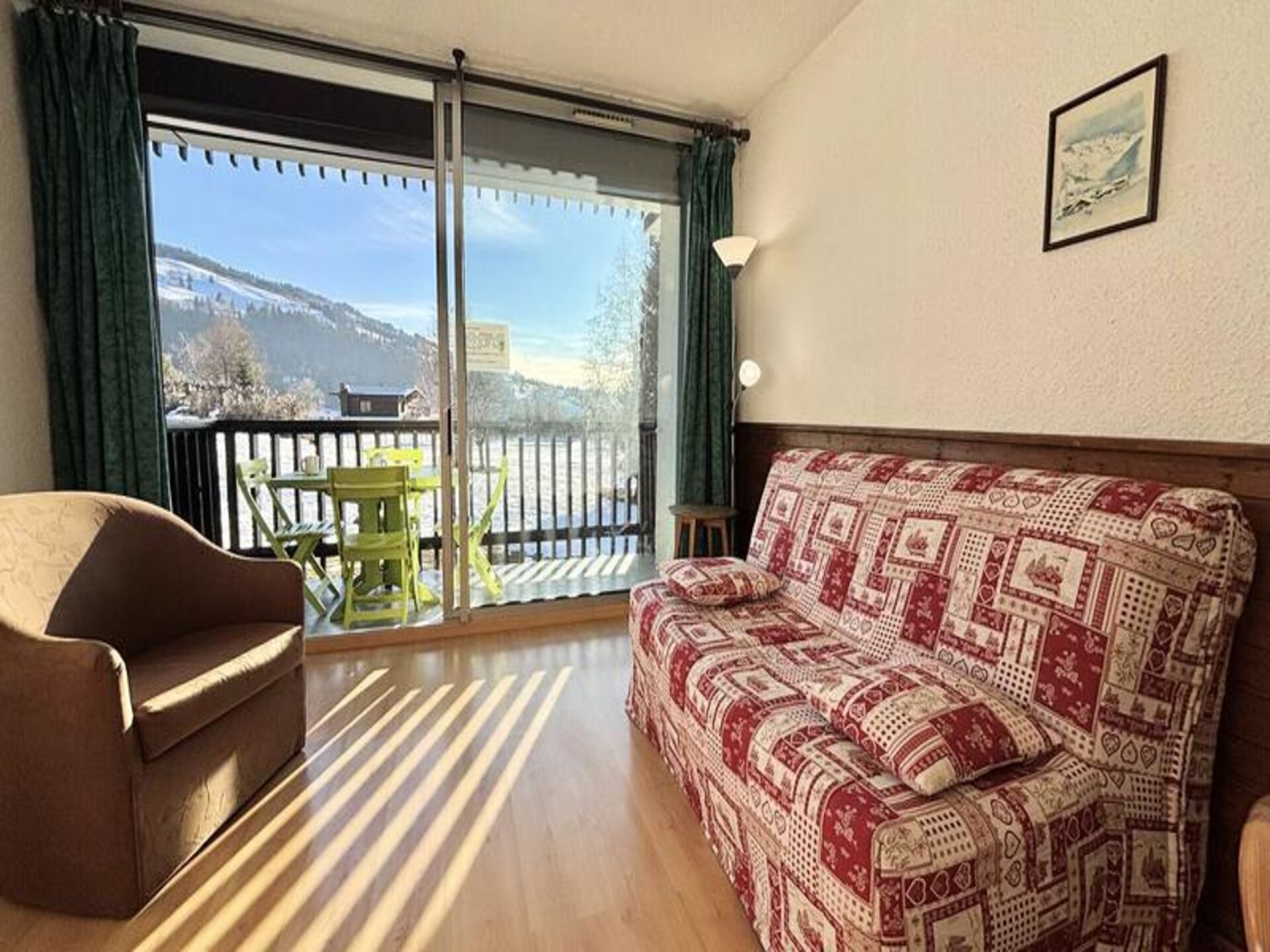 Knusse studio op de piste in Notre Dame de Bellecombe met balkon - foto 10