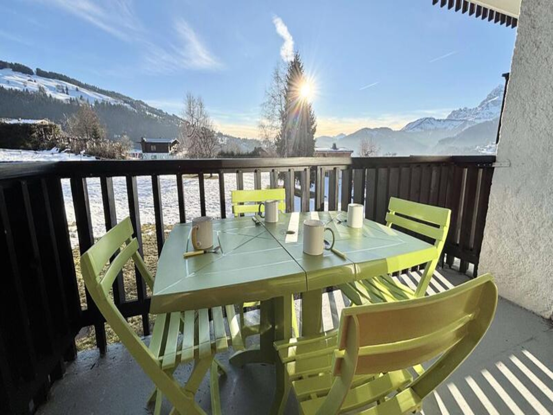 Knusse studio op de piste in Notre Dame de Bellecombe met balkon - foto 15
