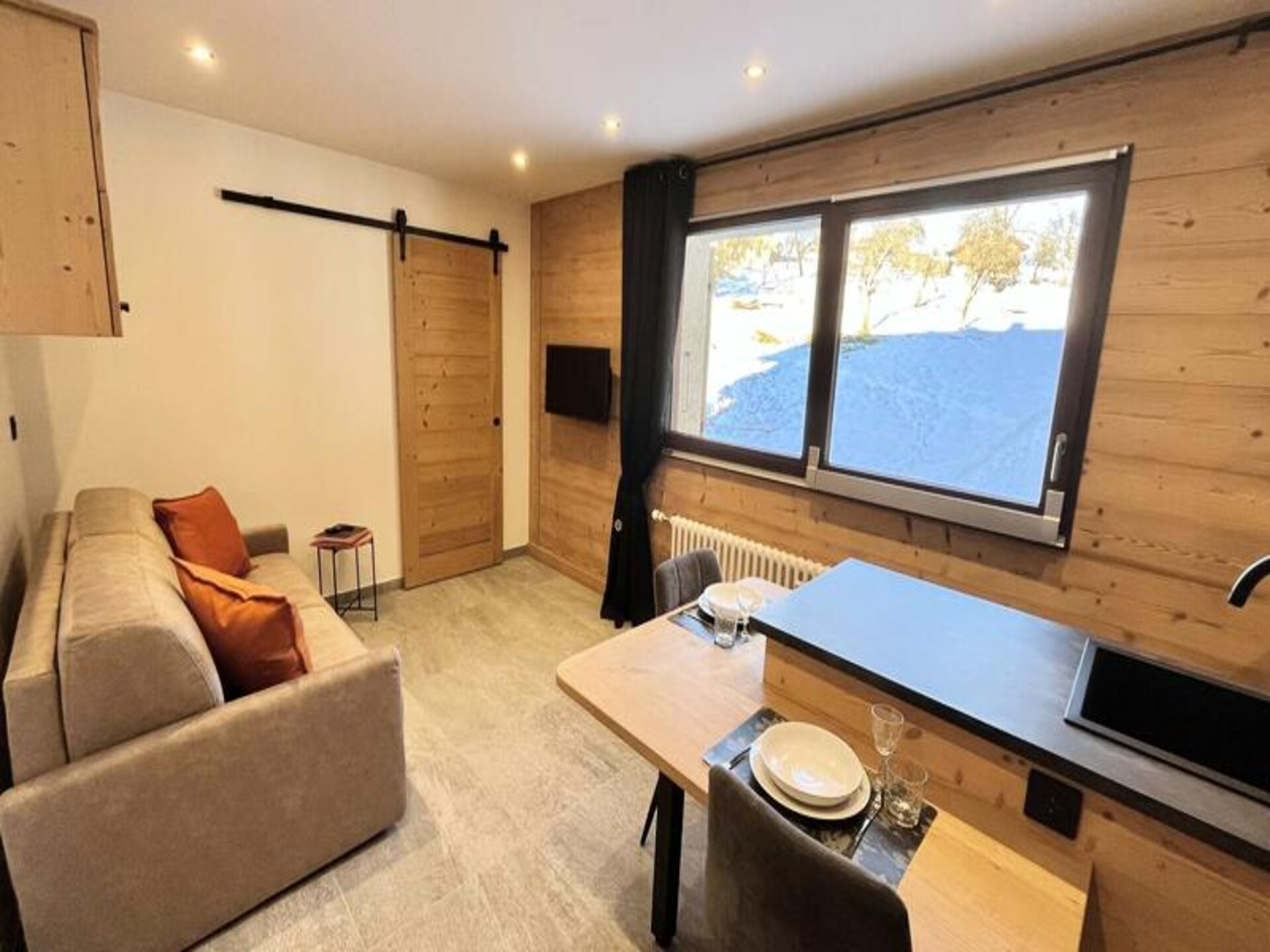 Gezellig studio-appartement in hartje Megève met eigen parkeerplaats - foto 3