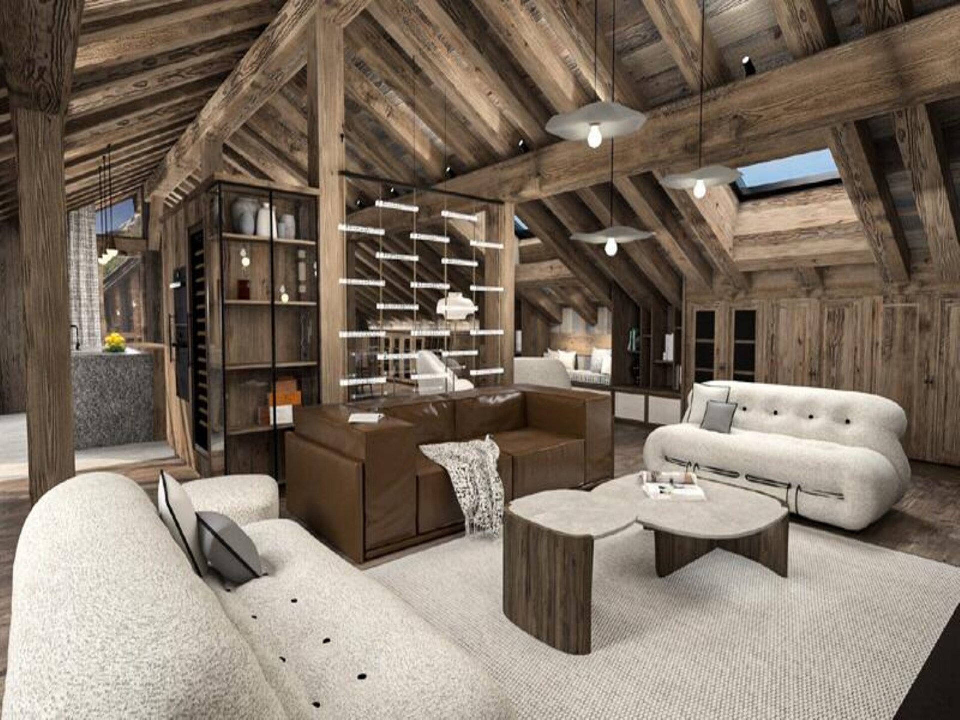 Luxe chalet Résidence Covarel: 323m² wellness in Méribel voor 12 personen - foto 3