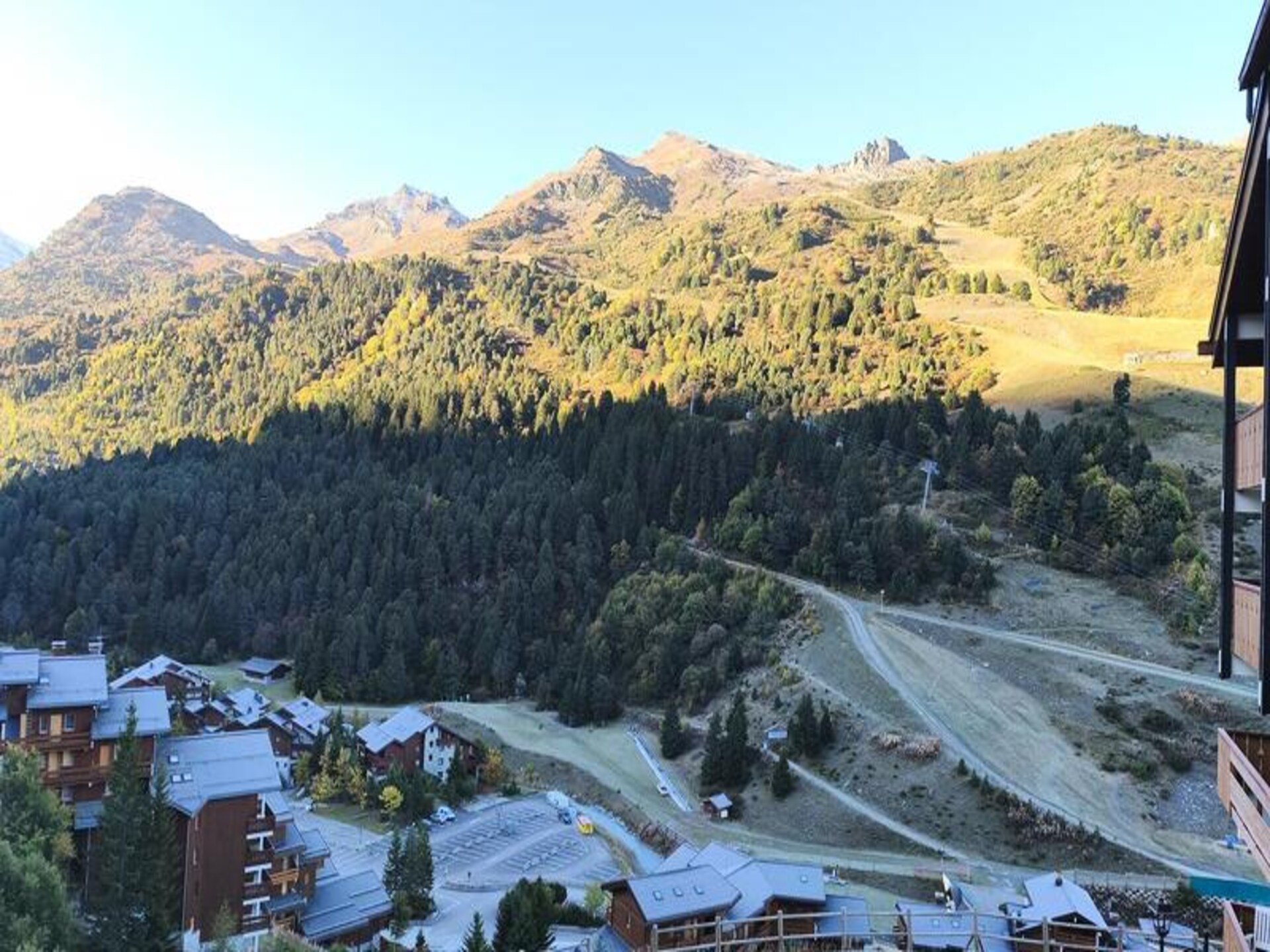 Compact appartement in Méribel Mottaret met balkon en Alpen-uitzicht - foto 18