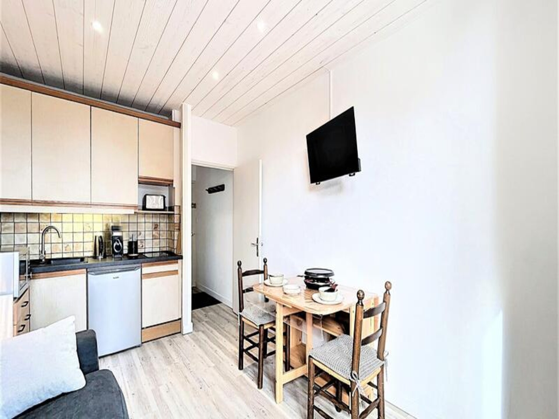 Studio op de piste in Villarembert met uitzicht en zwembad - foto 8