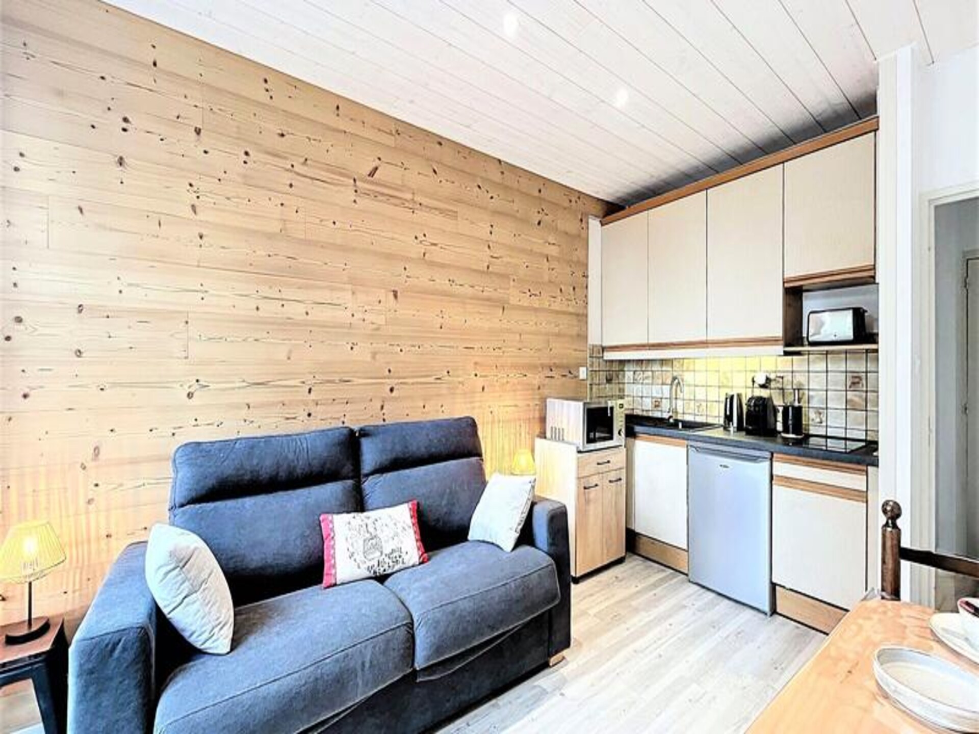 Studio op de piste in Villarembert met uitzicht en zwembad - foto 9