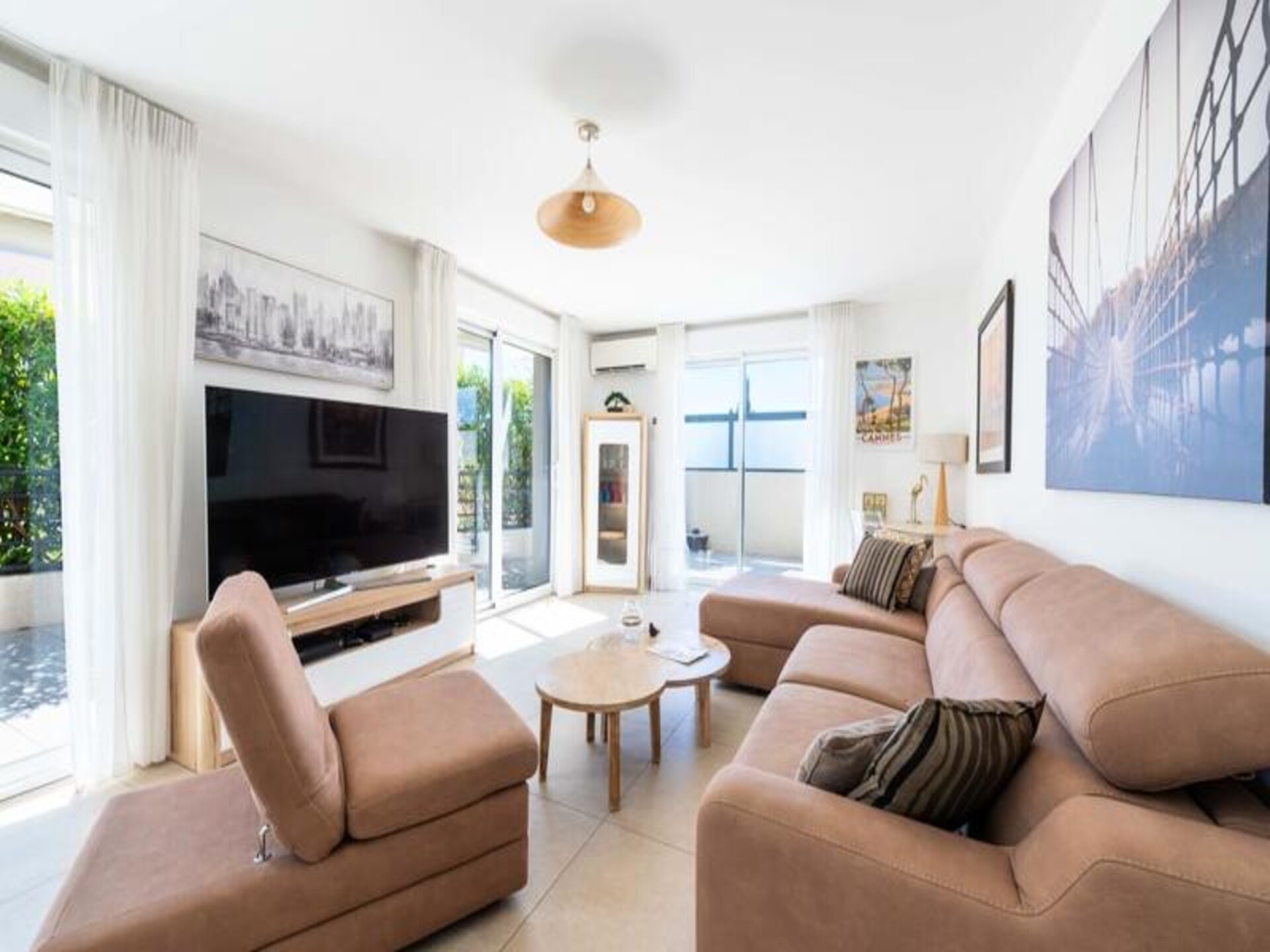 Résidence 4p: Dakappartement met jacuzzi in Cannes, 6 pers., 95m² - foto 7