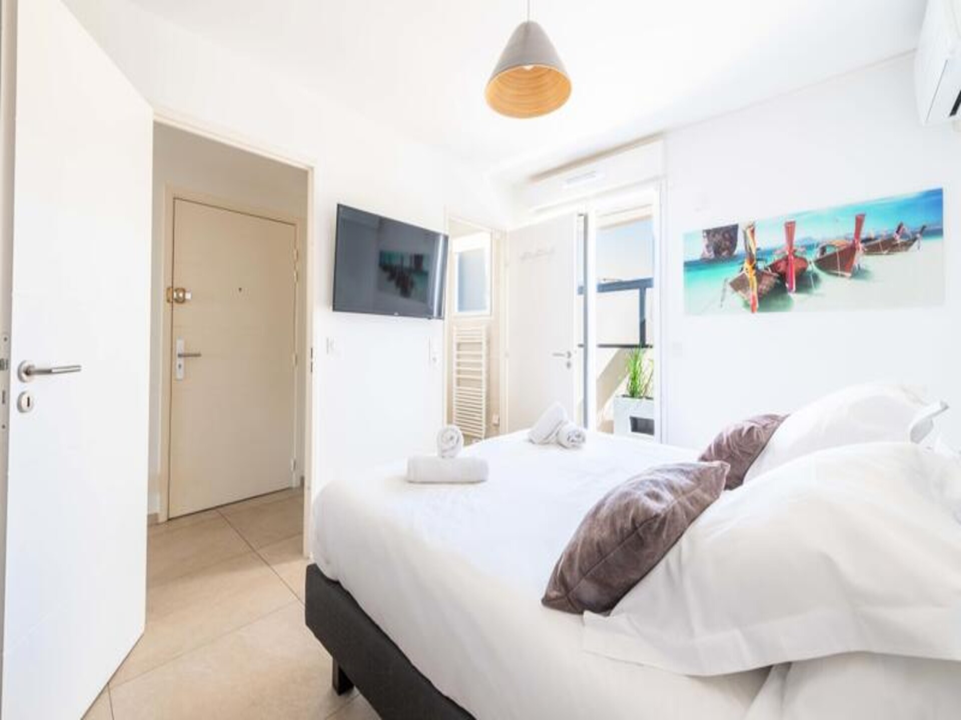 Résidence 4p: Dakappartement met jacuzzi in Cannes, 6 pers., 95m² - foto 32