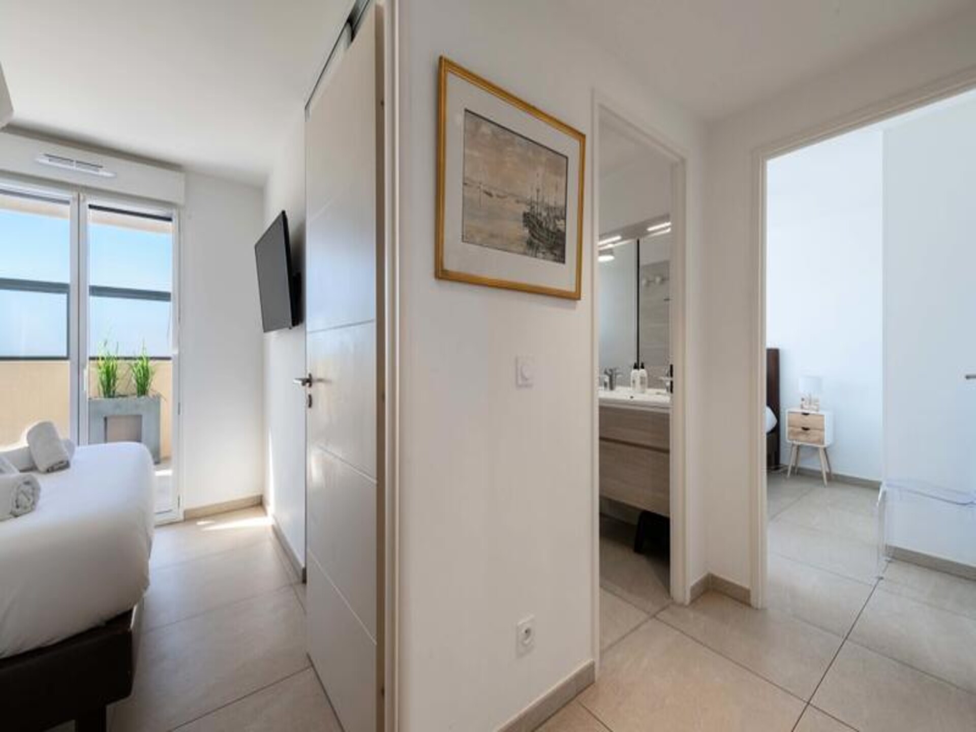 Résidence 4p: Dakappartement met jacuzzi in Cannes, 6 pers., 95m² - foto 37