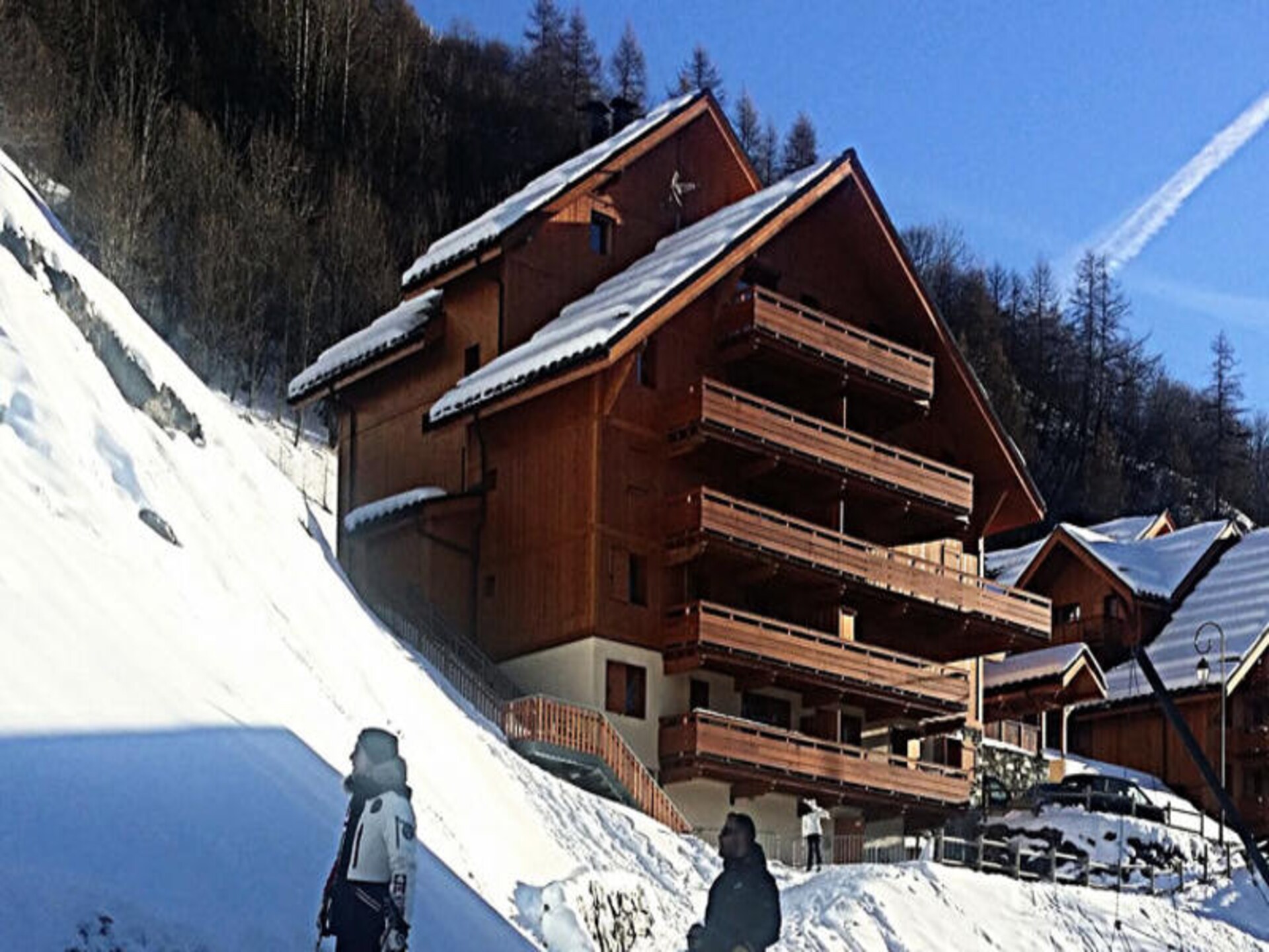 Appartement 4p in Valloire met ski-in/ski-out, zwembad en sauna - foto 1