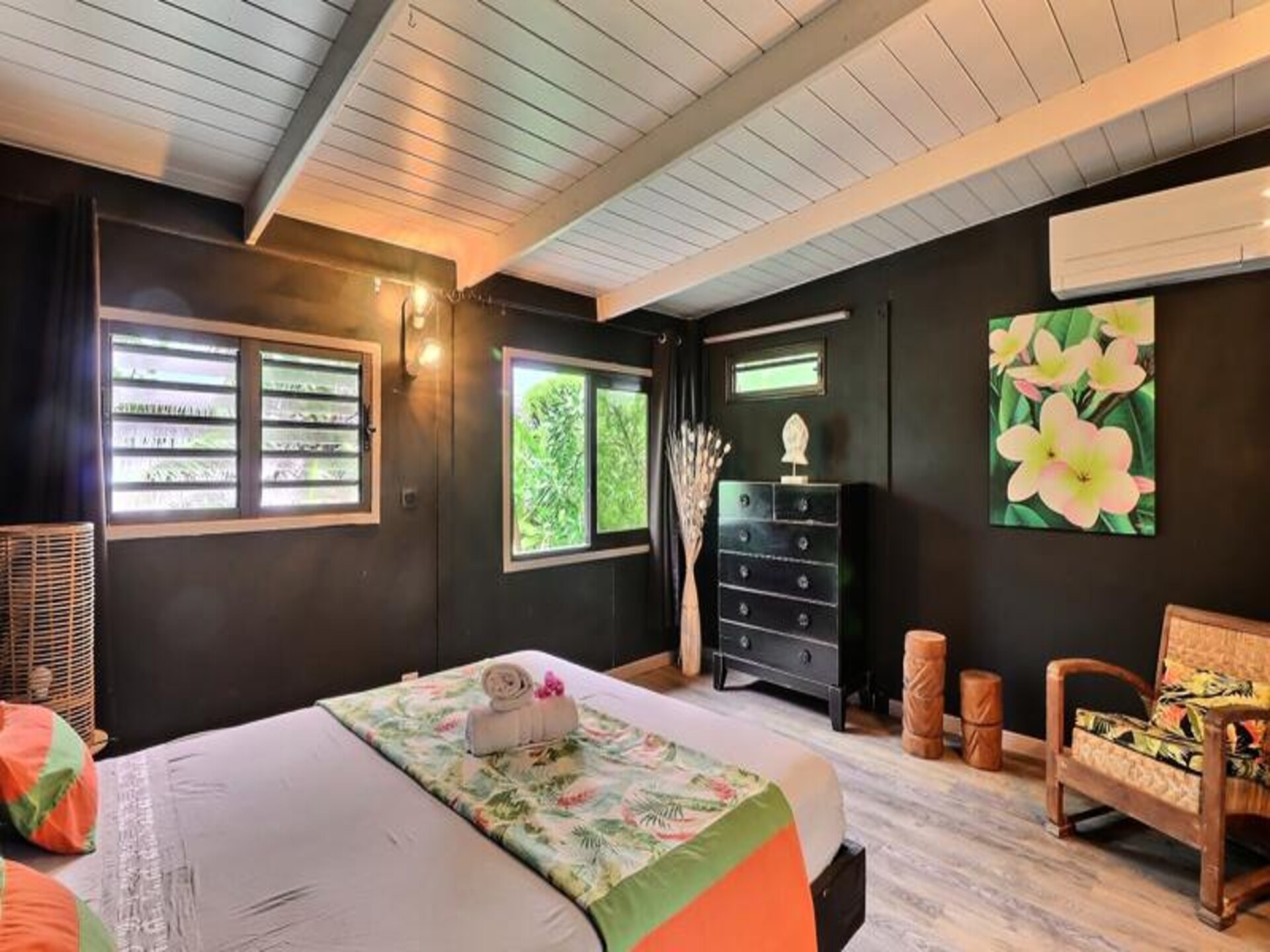 Strandhuis Fare Vainina aan de lagune van Moorea – 120 m² voor 6 personen - foto 15