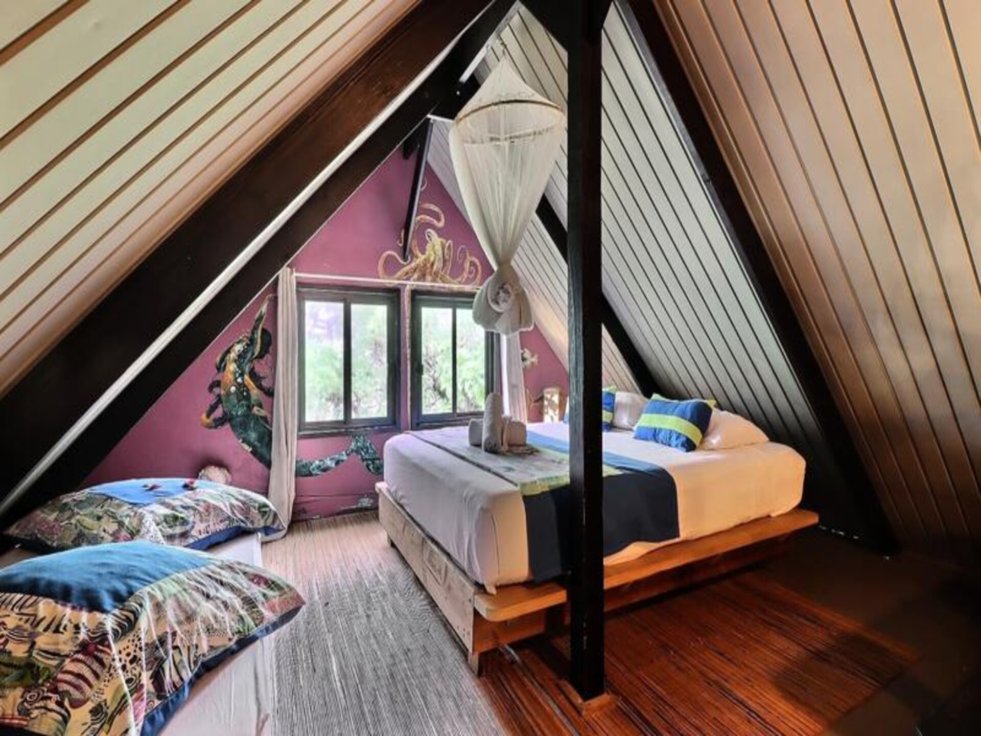Strandhuis Fare Vainina aan de lagune van Moorea – 120 m² voor 6 personen - foto 21