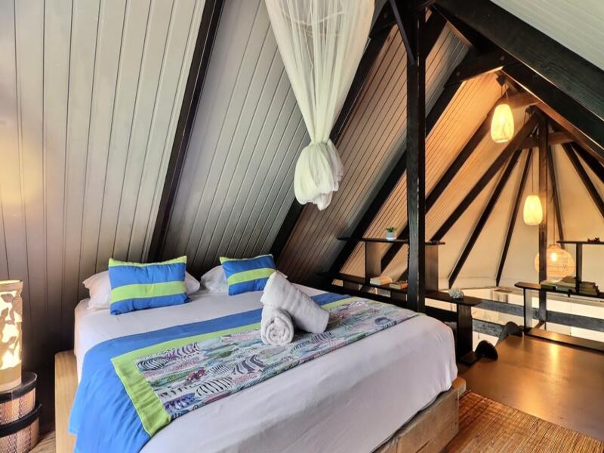 Strandhuis Fare Vainina aan de lagune van Moorea – 120 m² voor 6 personen - foto 22