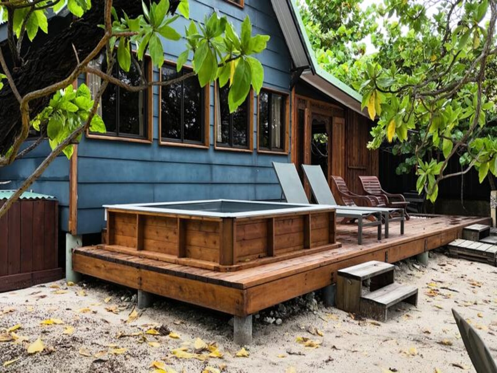 Strandhuis Fare Vainina aan de lagune van Moorea – 120 m² voor 6 personen - foto 24