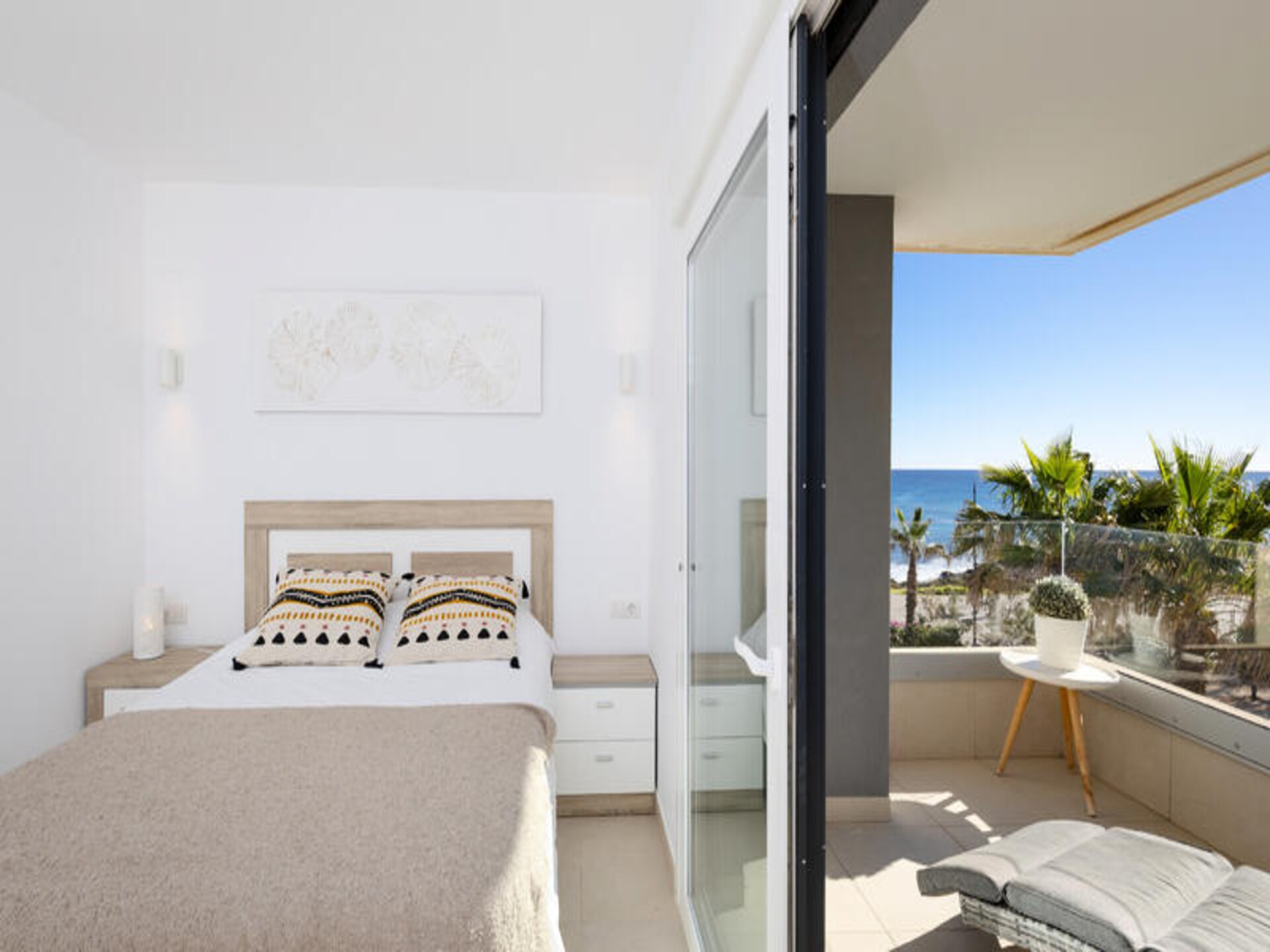 Strandappartement met zeezicht en gemeenschappelijk zwembad in Punta Prima - foto 16