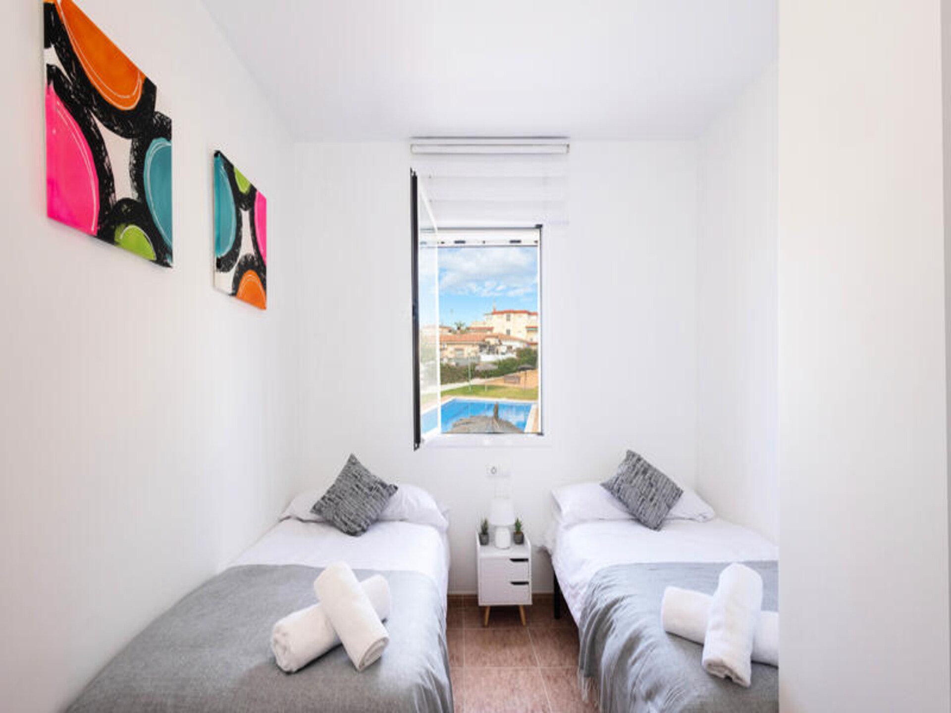 Zonnig appartement met 3 terrassen, zwembad en op 10 minuten van het strand in Creixell - foto 13