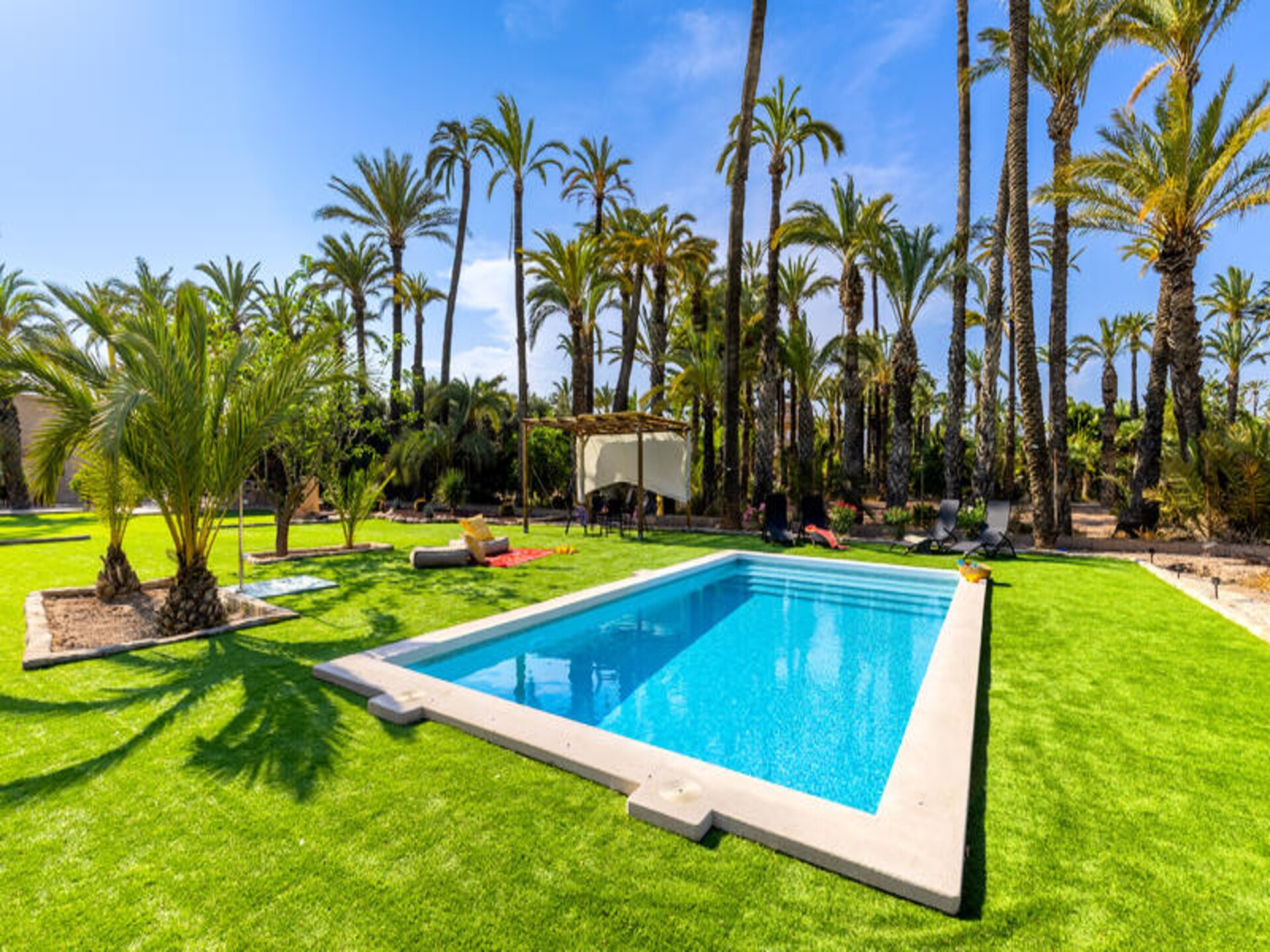 Authentiek landhuis bij Elche met privézwembad en palmentuin - foto 11