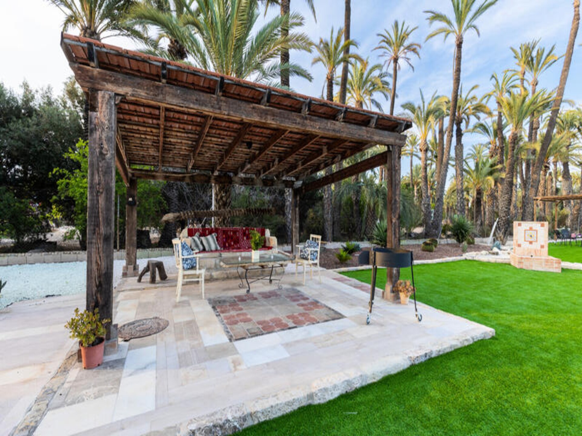 Authentiek landhuis bij Elche met privézwembad en palmentuin - foto 16