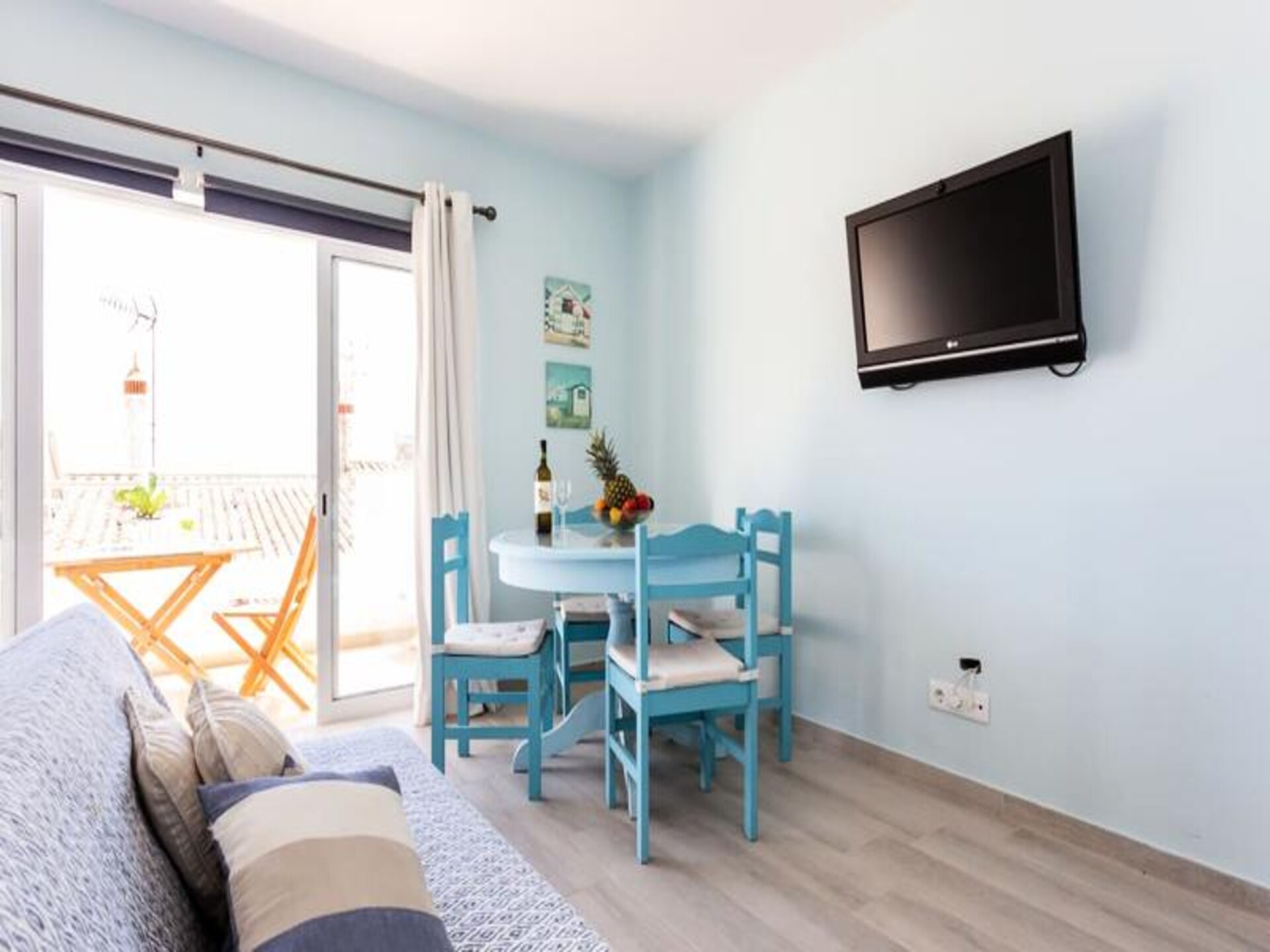 Licht appartement in Luz met dakterras en zeezicht op 2 minuten van het strand - foto 11