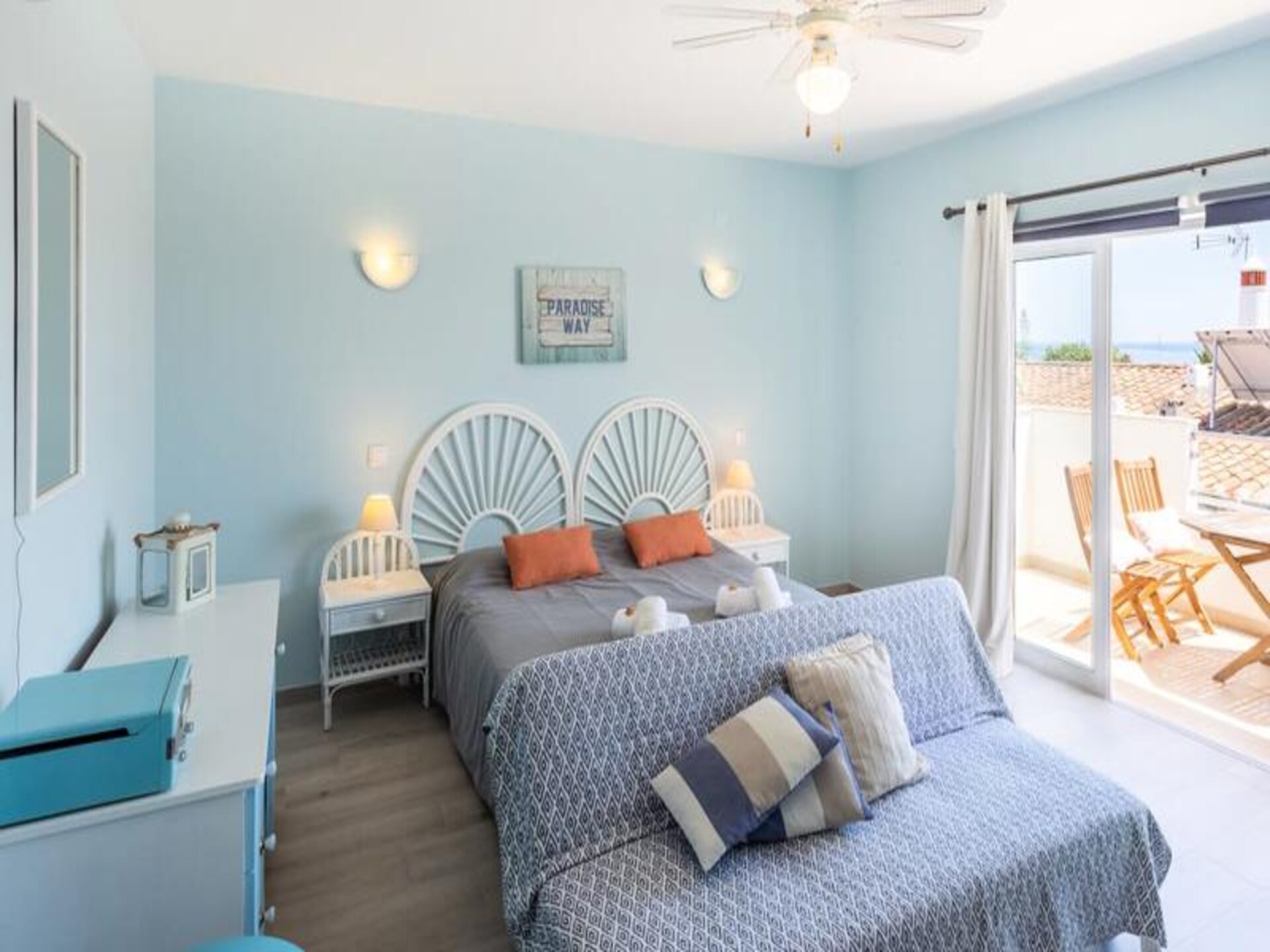 Licht appartement in Luz met dakterras en zeezicht op 2 minuten van het strand - foto 12