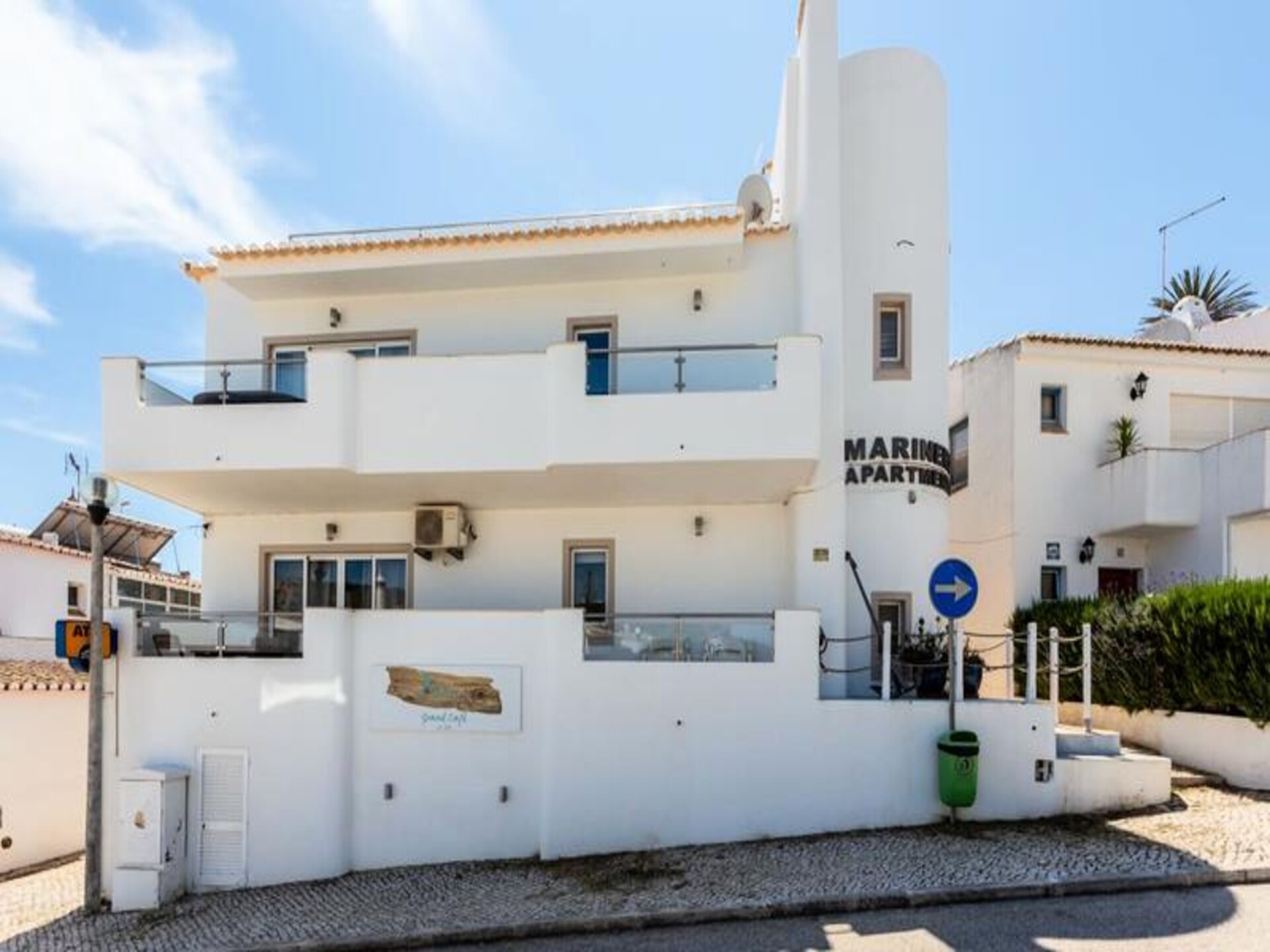 Licht appartement in Luz met dakterras en zeezicht op 2 minuten van het strand - foto 14