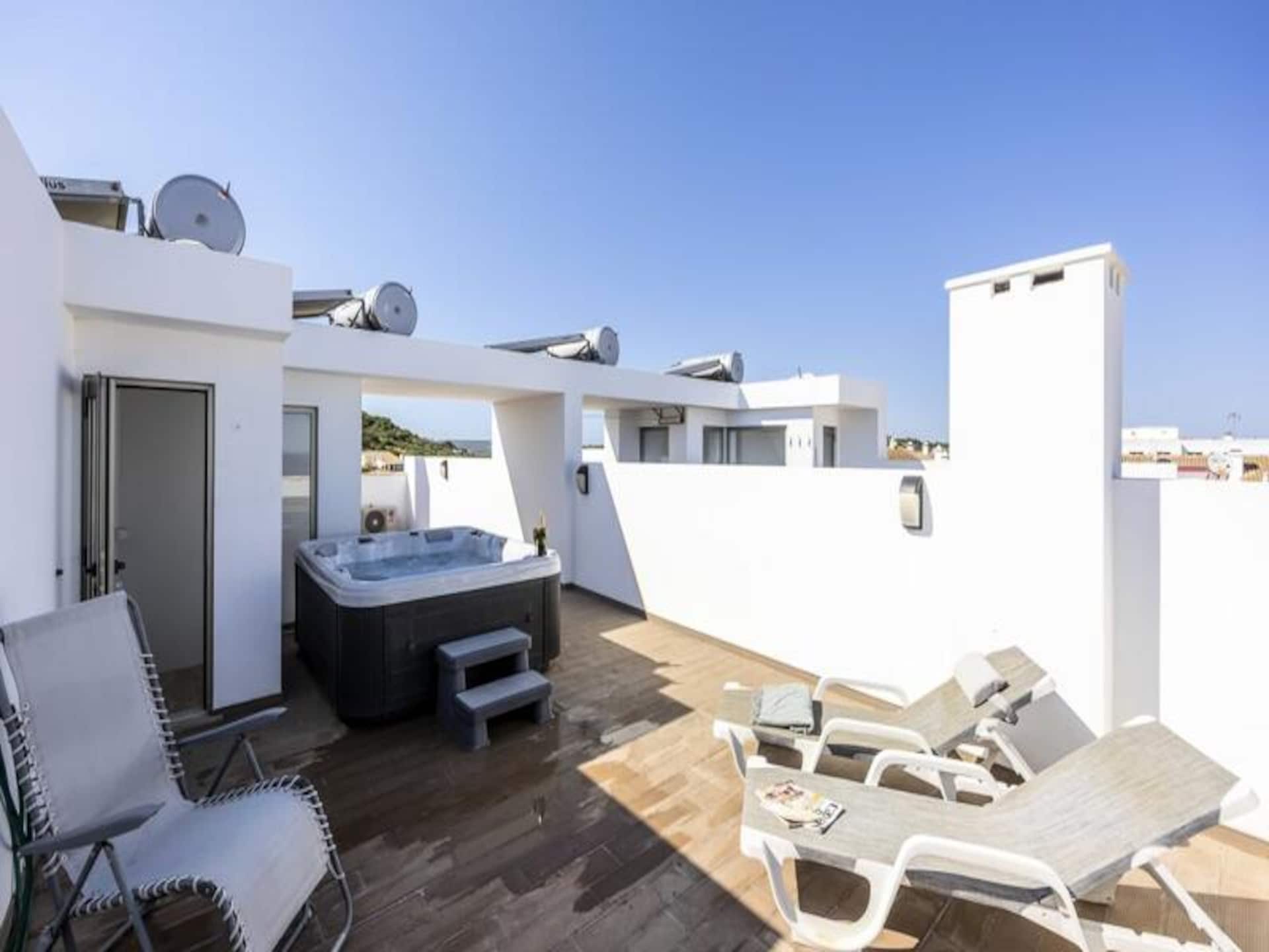 Modern appartement met zeezicht, jacuzzi en dakterras in Burgau, Algarve - foto 17