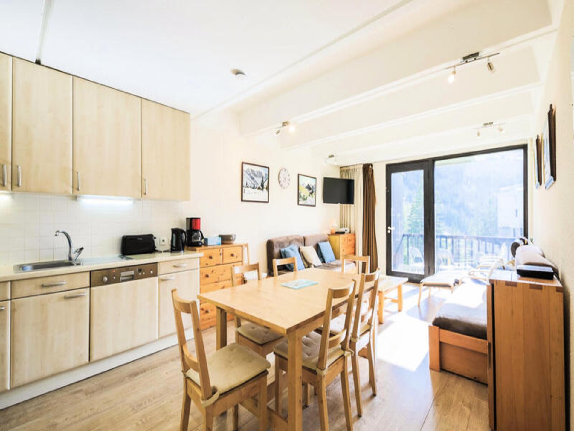 Appartement 8 pers. aan de piste in Flaine Forum – Résidence Aldébaran - foto 8