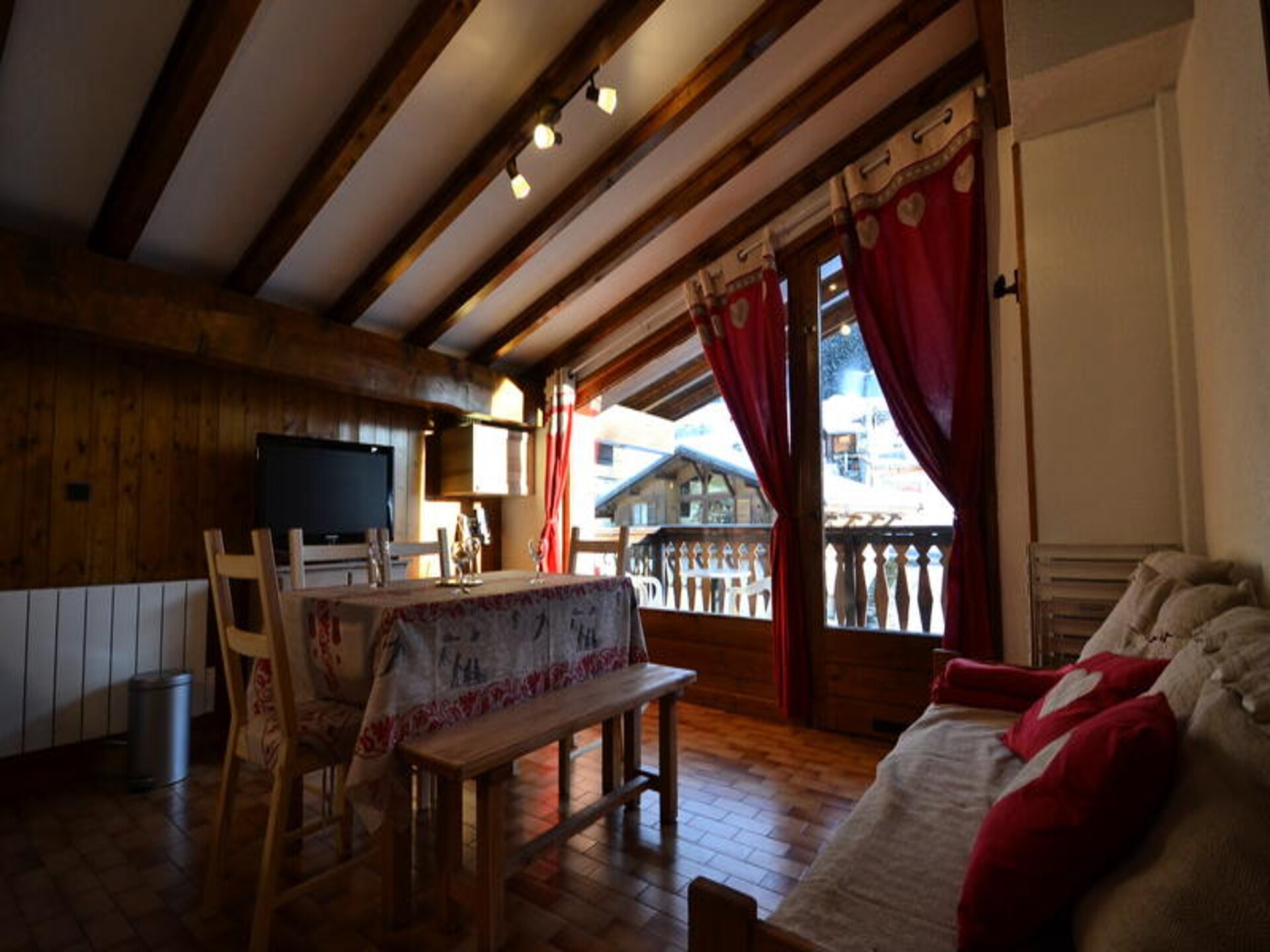 Knus appartement op het zuiden aan de pistes van Espace Diamant - foto 15