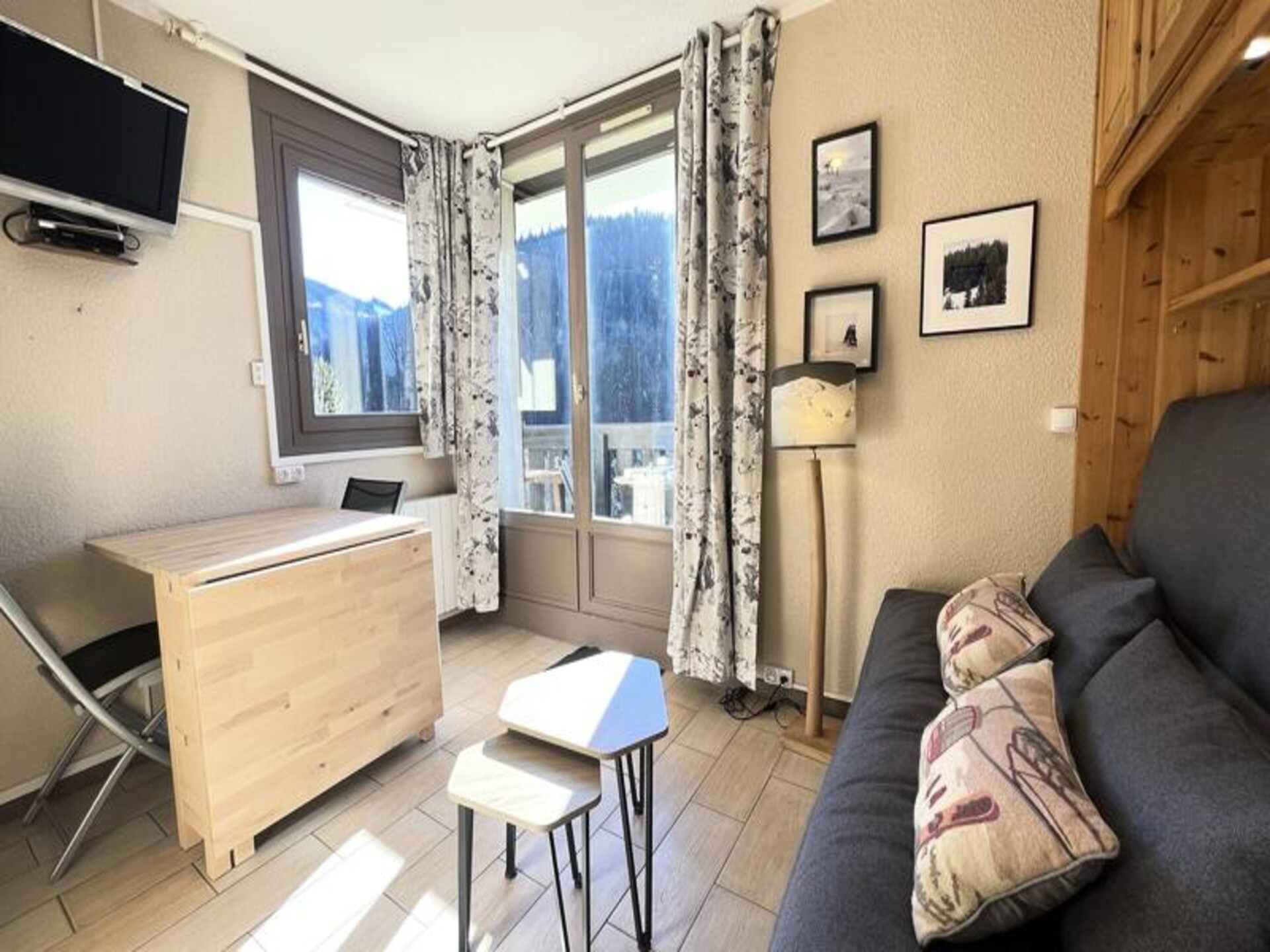 Gezellig studio-appartement met balkon in Notre Dame de Bellecombe, 600m van Espace Diamant - foto 16