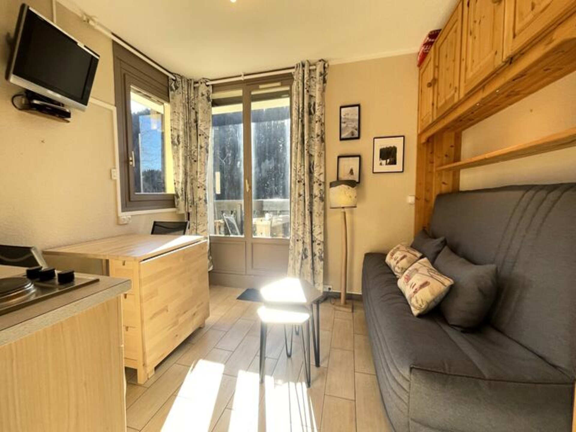 Gezellig studio-appartement met balkon in Notre Dame de Bellecombe, 600m van Espace Diamant - foto 21